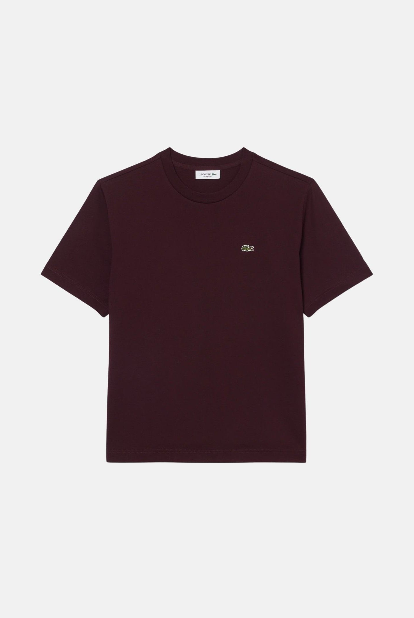 LACOSTE T-shirt manica corta, Chestnut Brown/marrone scuro per uomo e donna TF7215 3KE LACOSTE