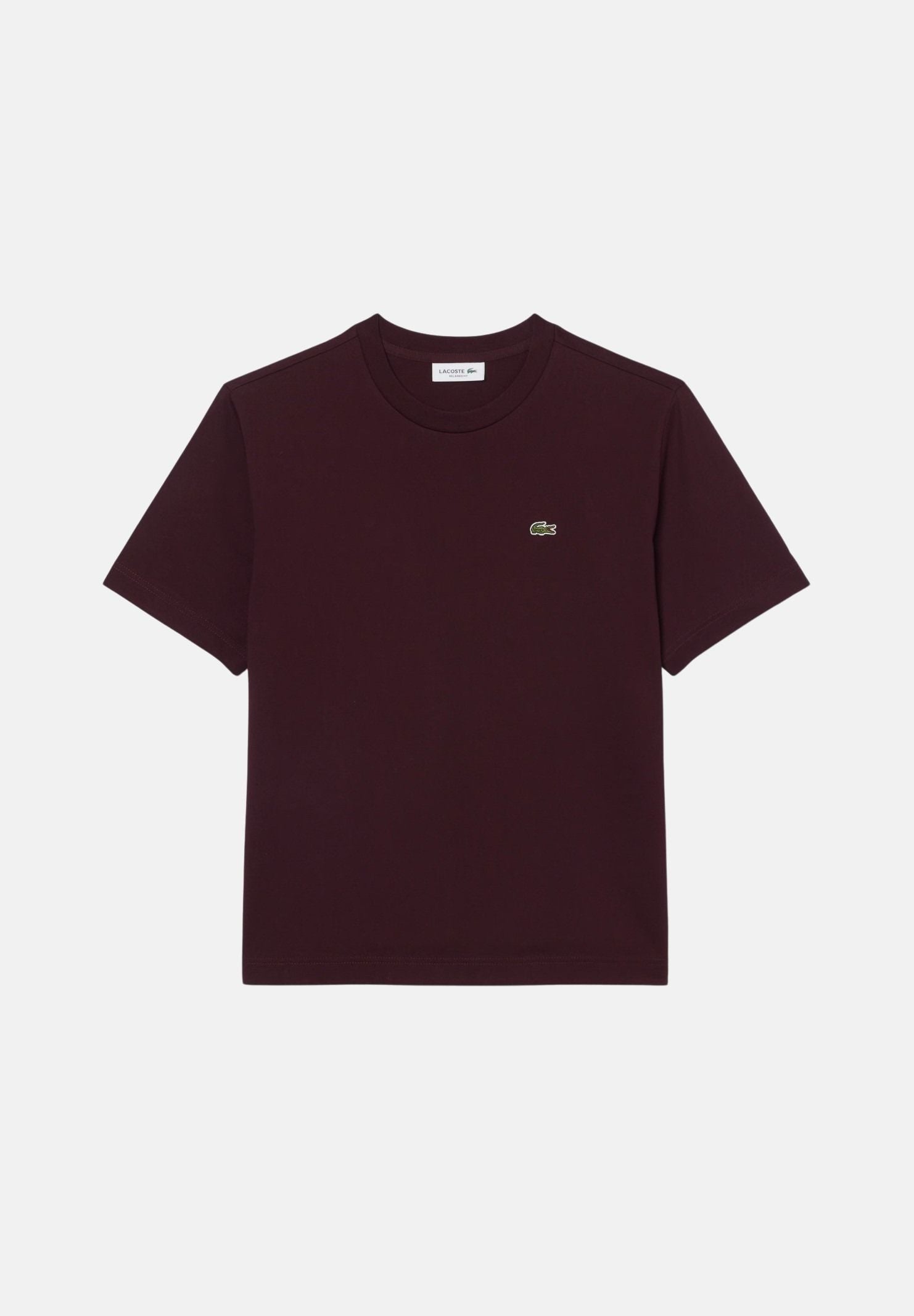 LACOSTE T-shirt manica corta, Chestnut Brown/marrone scuro per uomo e donna TF7215 3KE LACOSTE