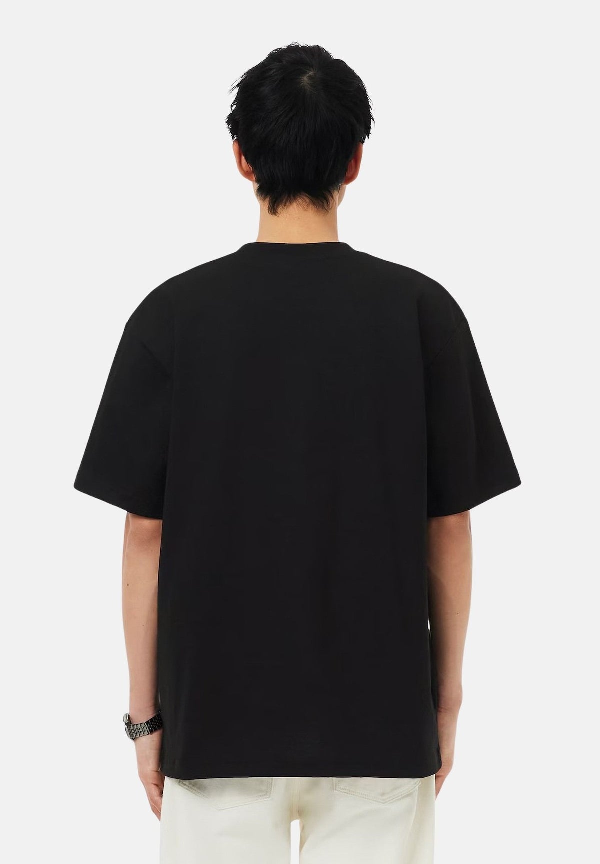 LACOSTE T-shirt manica corta nera per uomo e donna con iconico coccodrillo ricamato sul petto. TH0876 031 LACOSTE