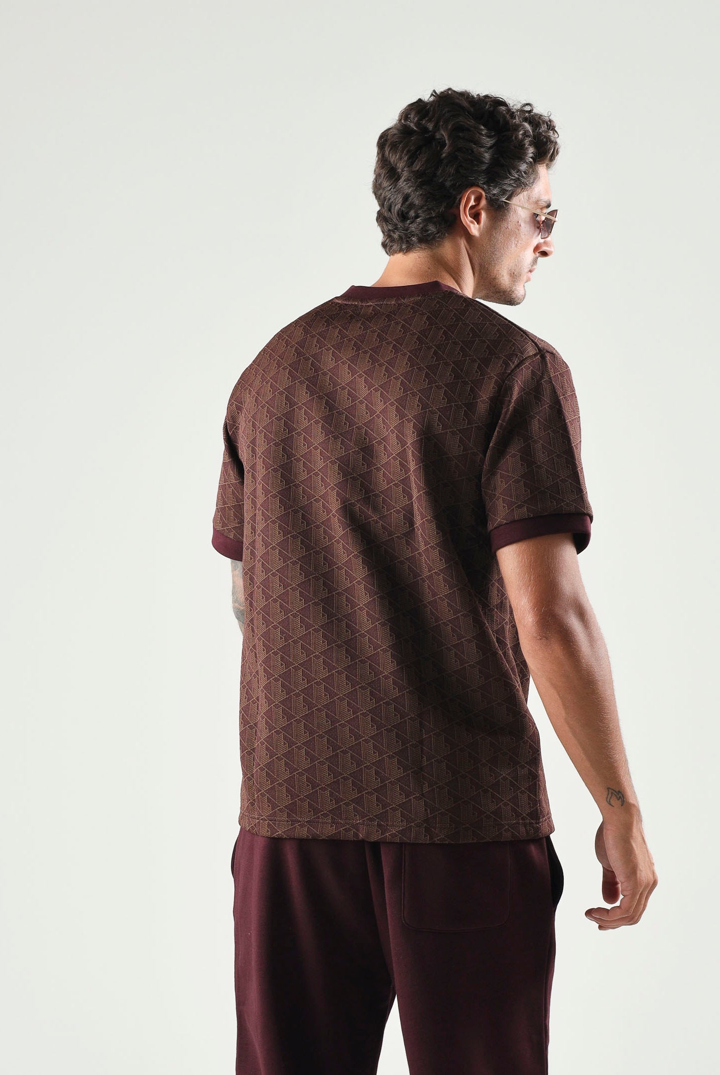 T-shirt manica corta regular fit autunno inverno TH1197 WD9 LACOSTE