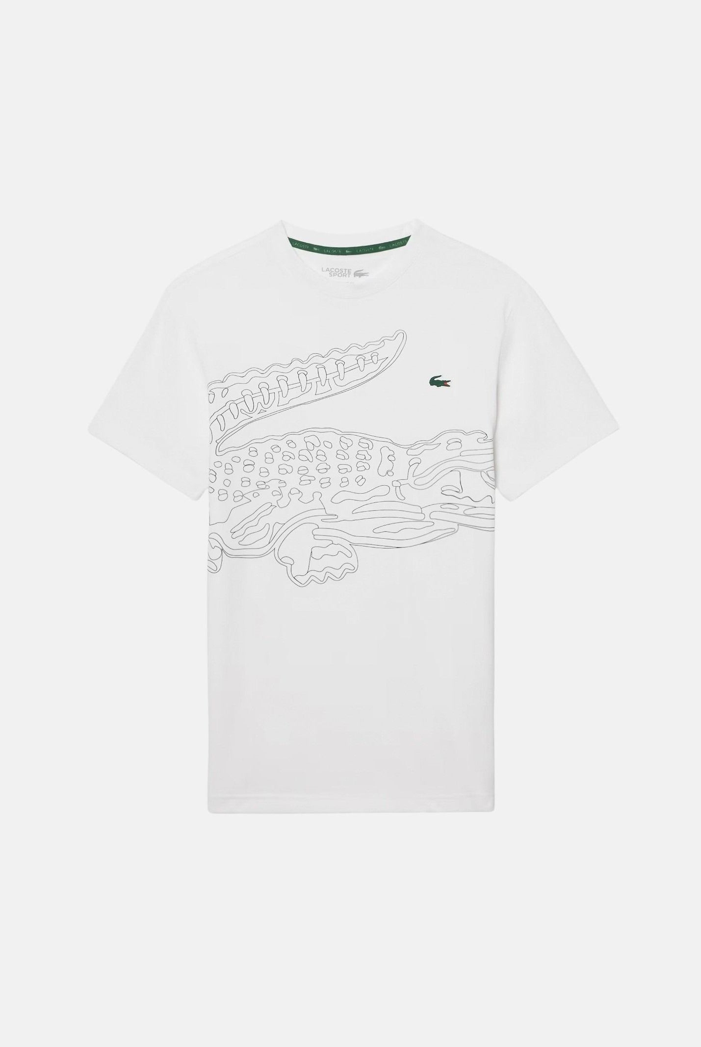 LACOSTE T-shirt manica corta da uomo con stampa coccodrillo TH6682 AU8 LACOSTE
