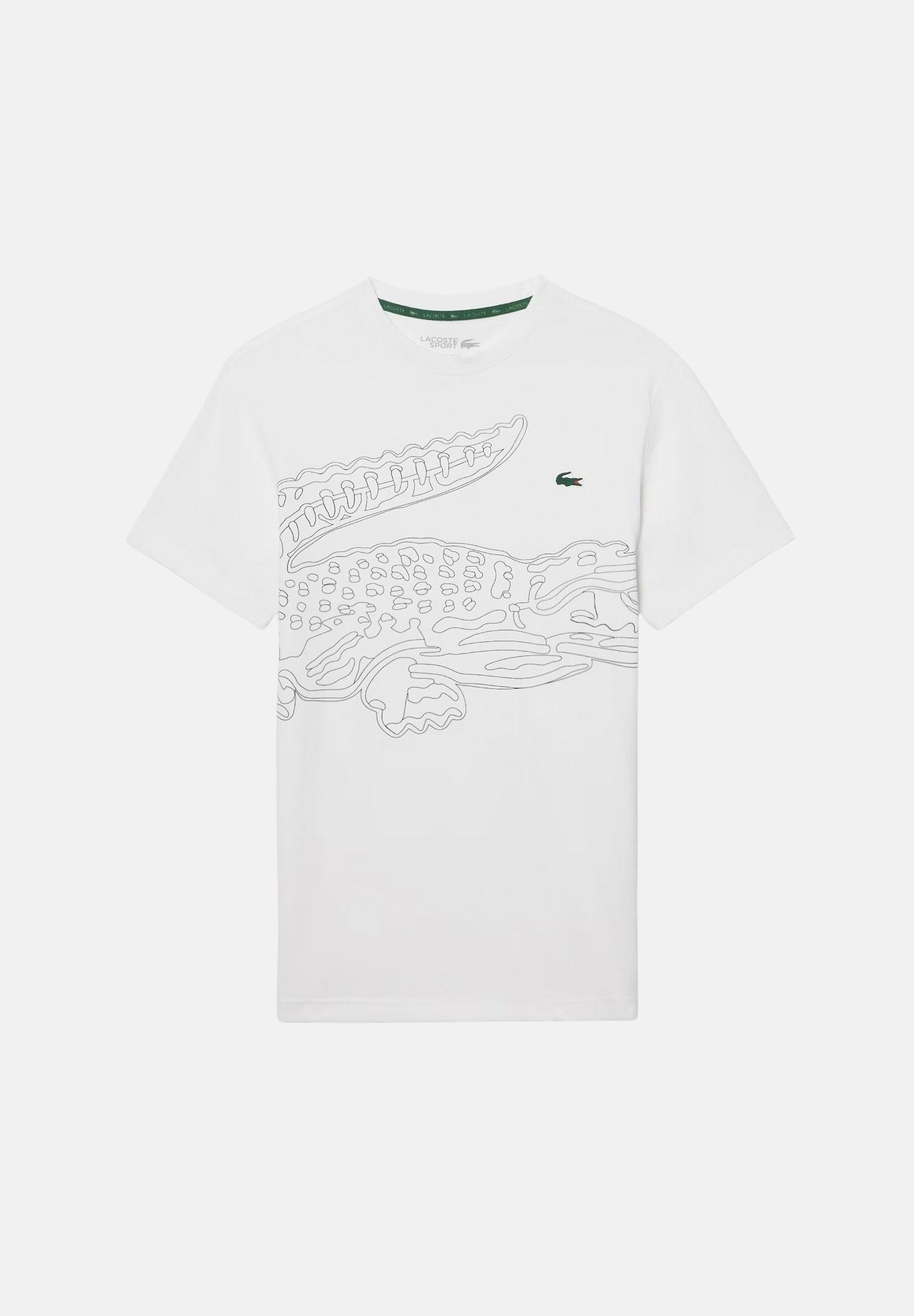LACOSTE T-shirt manica corta da uomo con stampa coccodrillo TH6682 AU8 LACOSTE