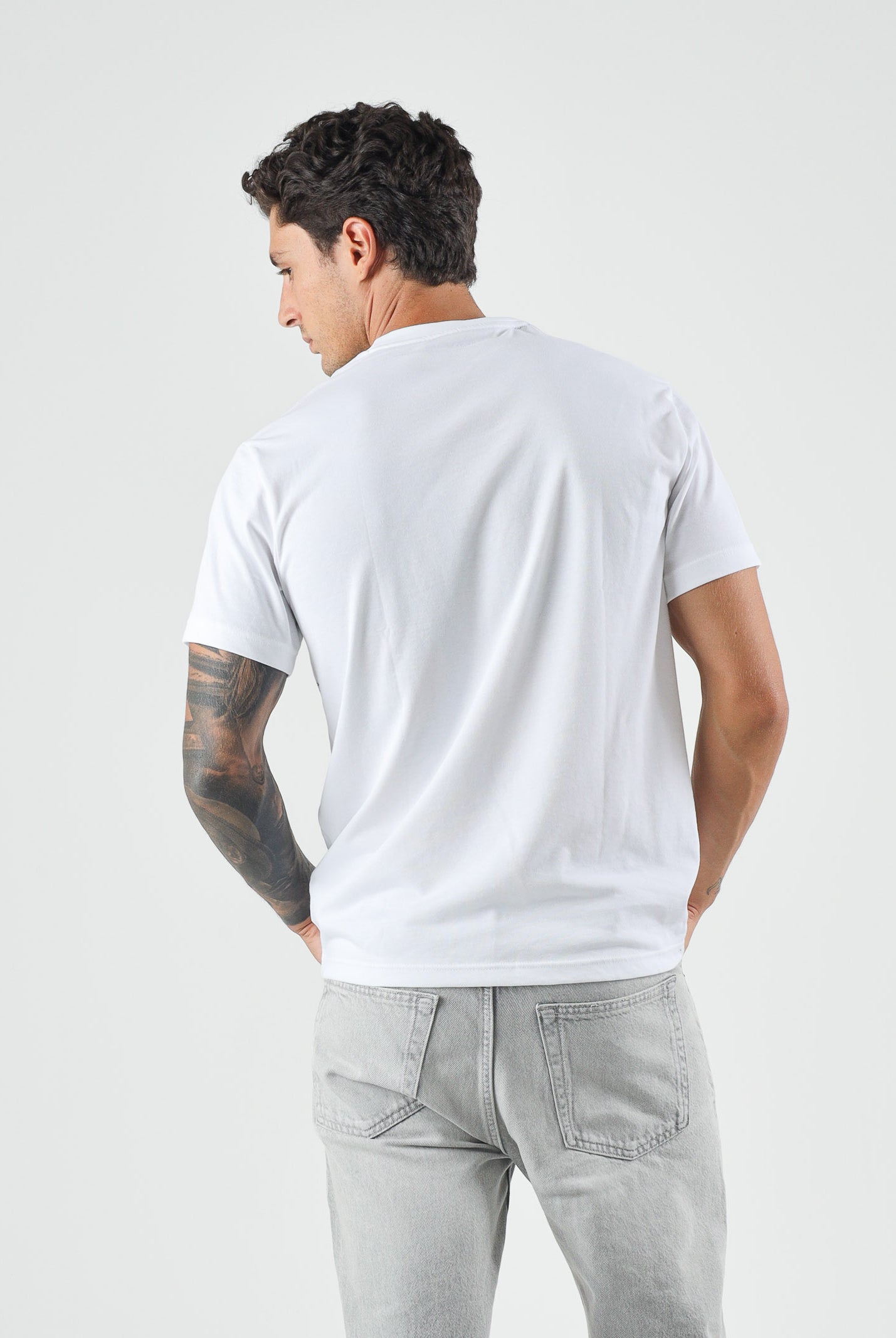 LACOSTE T-shirt manica corta da uomo con stampa coccodrillo TH6682 AU8 LACOSTE