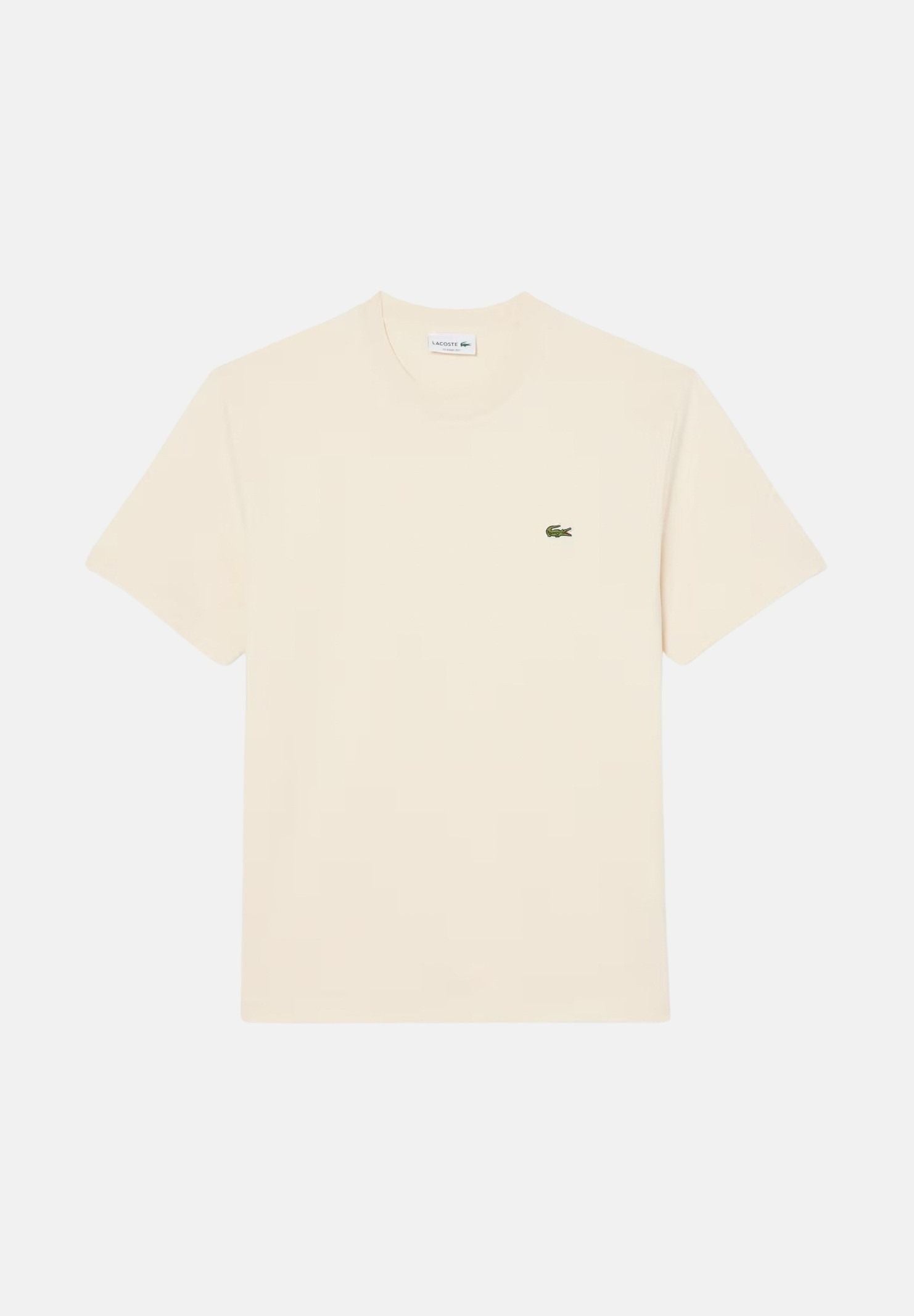 LACOSTE T-shirt a manica corta beige per uomo e donna con logo TH7318 056 LACOSTE