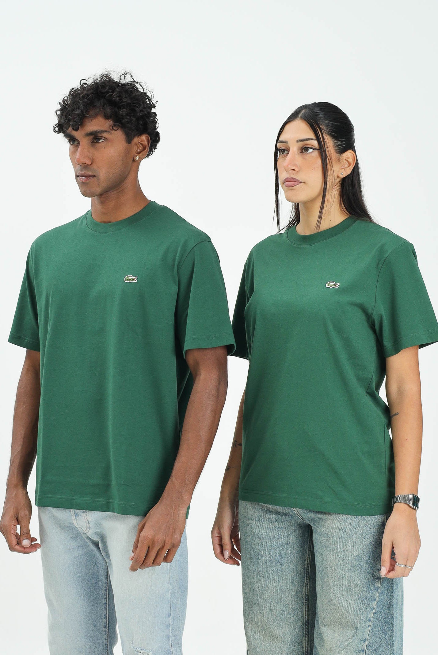 LACOSTE T-shirt a manica corta verde per uomo e donna TH7318 132 LACOSTE