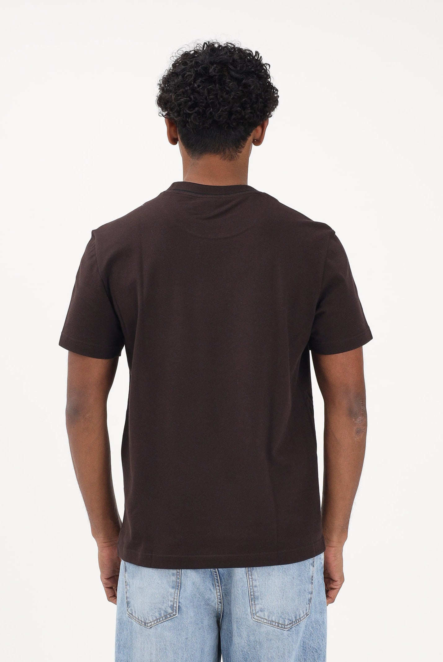 LACOSTE T-shirt a manica corta Made in France marrone per uomo TH8174 3LA LACOSTE