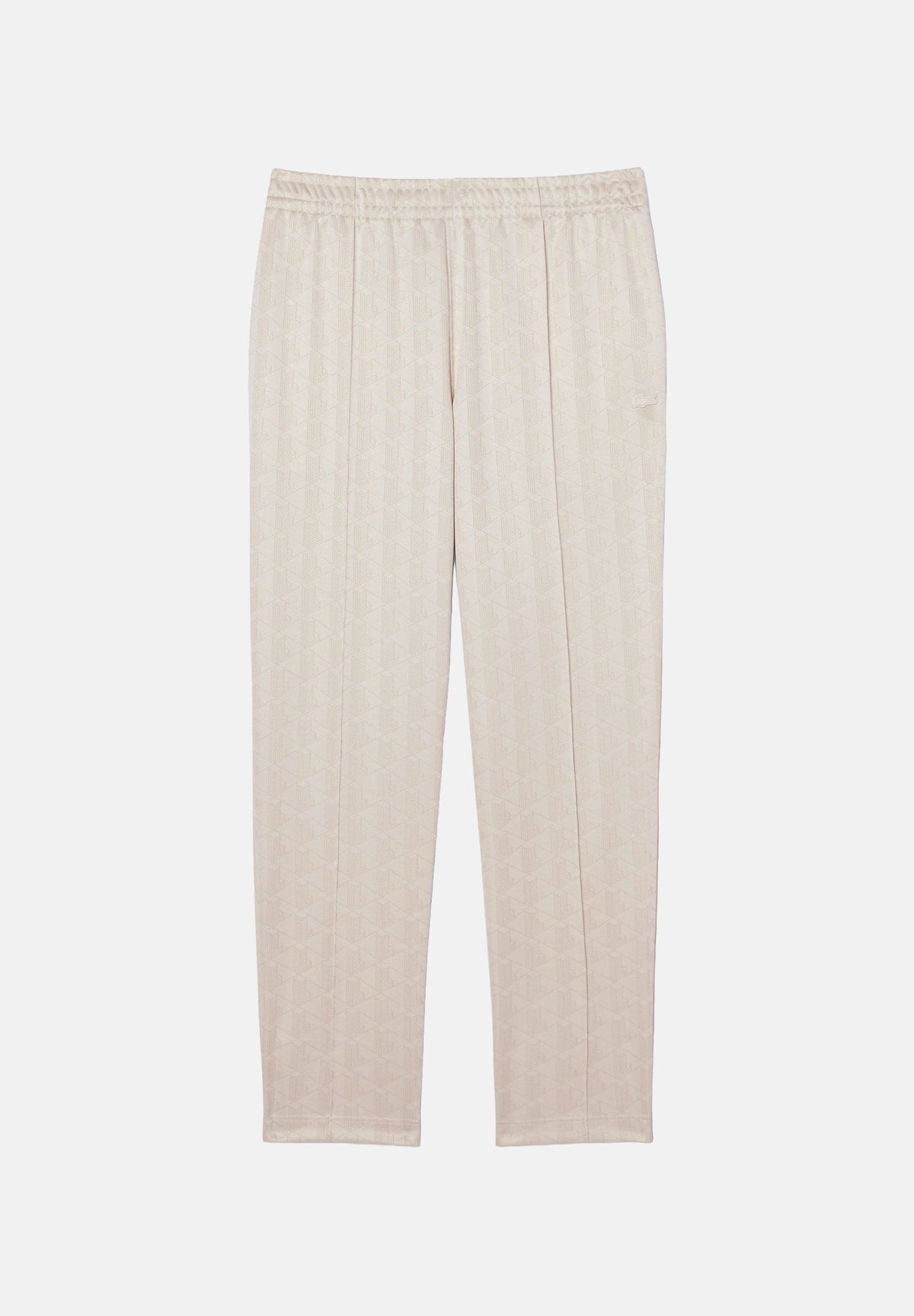 LACOSTE Pantaloni CASUAL TROUSERS panna per uomo con elastico in vita e tasche a filetto. XH0197 8LX LACOSTE