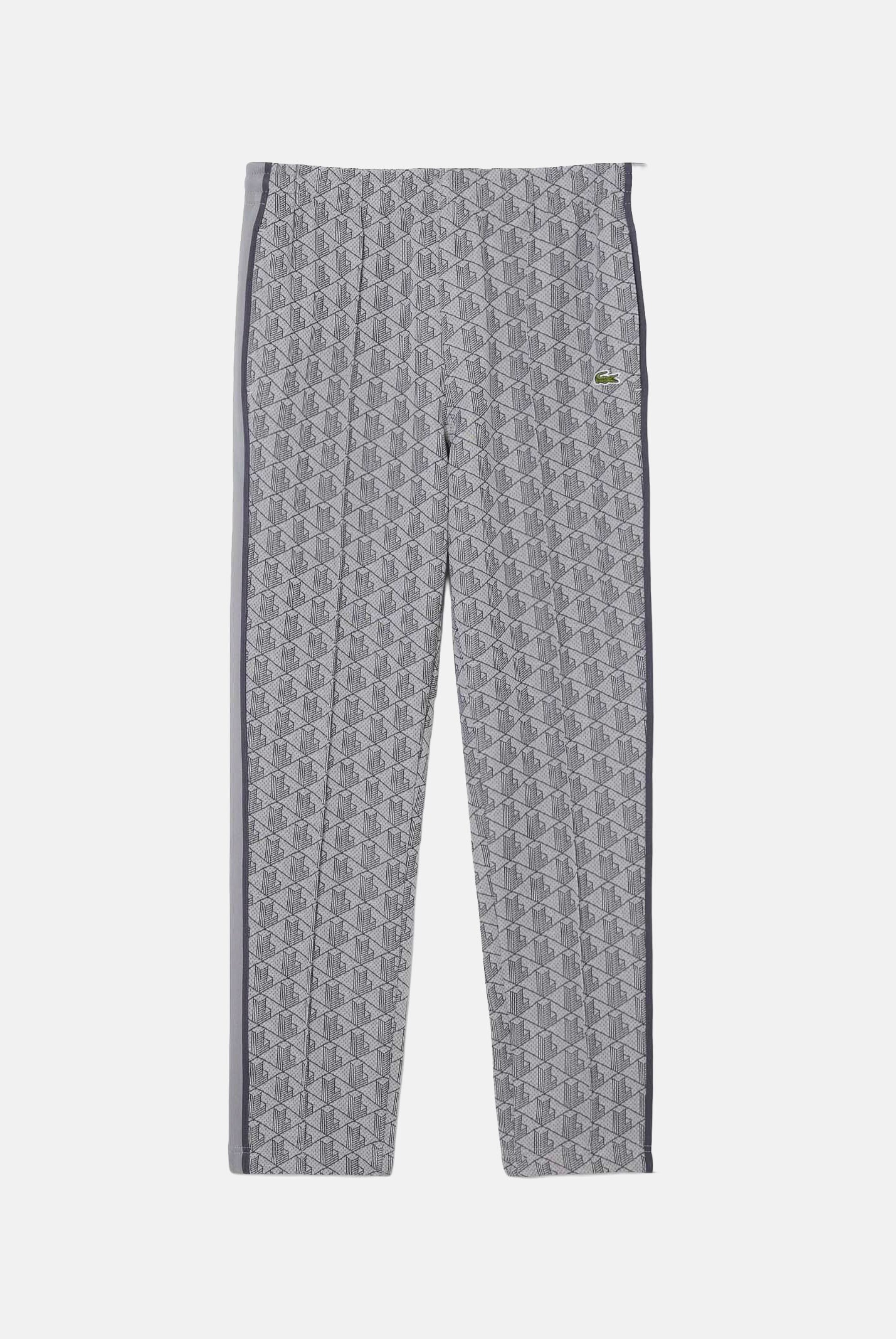 LACOSTE Pantalone sportivo grigio da uomo con monogramma Paris XH1440 41I LACOSTE