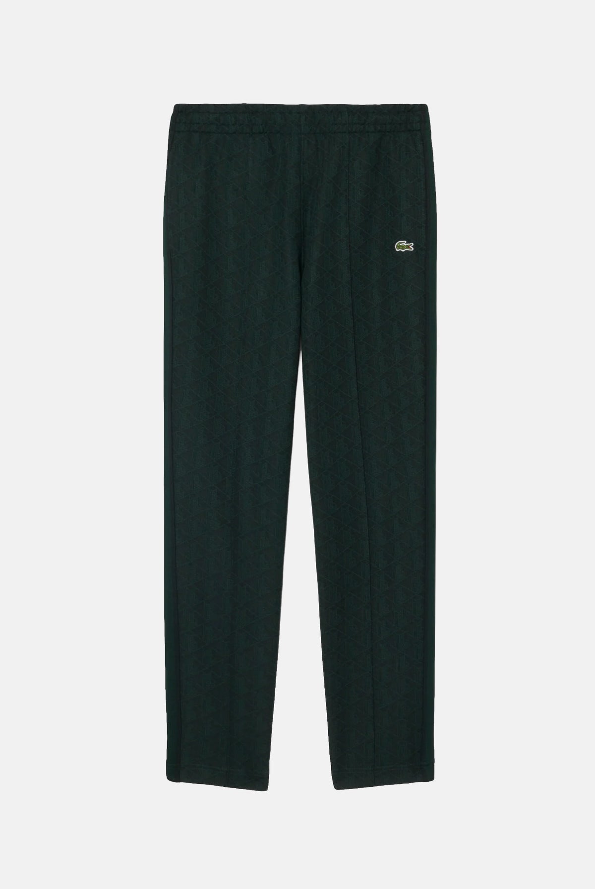 LACOSTE Pantaloni REGULAR-FIT TRACK PANTS verde per uomo in tessuto tecnico con coulisse XH1440 SPU LACOSTE
