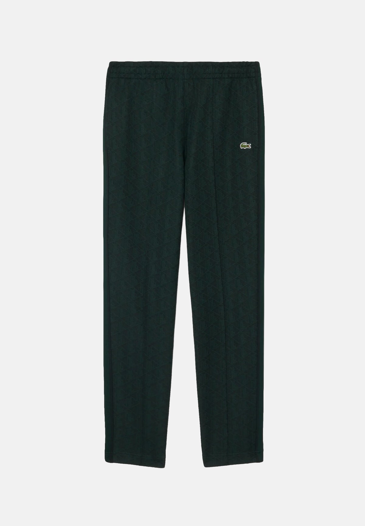 LACOSTE Pantaloni REGULAR-FIT TRACK PANTS verde per uomo in tessuto tecnico con coulisse XH1440 SPU LACOSTE