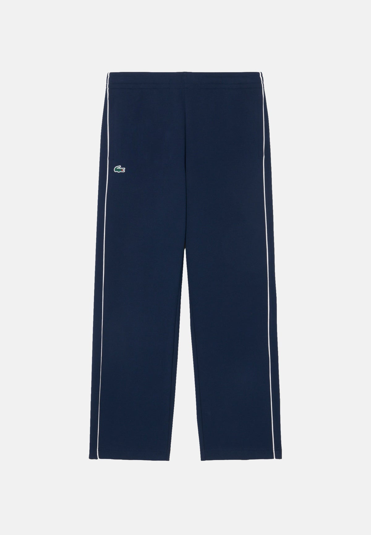 LACOSTE Pantaloni TRACK PANTS WITH PIPING blu per uomo con profili a contrasto lungo le gambe XH6932 HHW LACOSTE