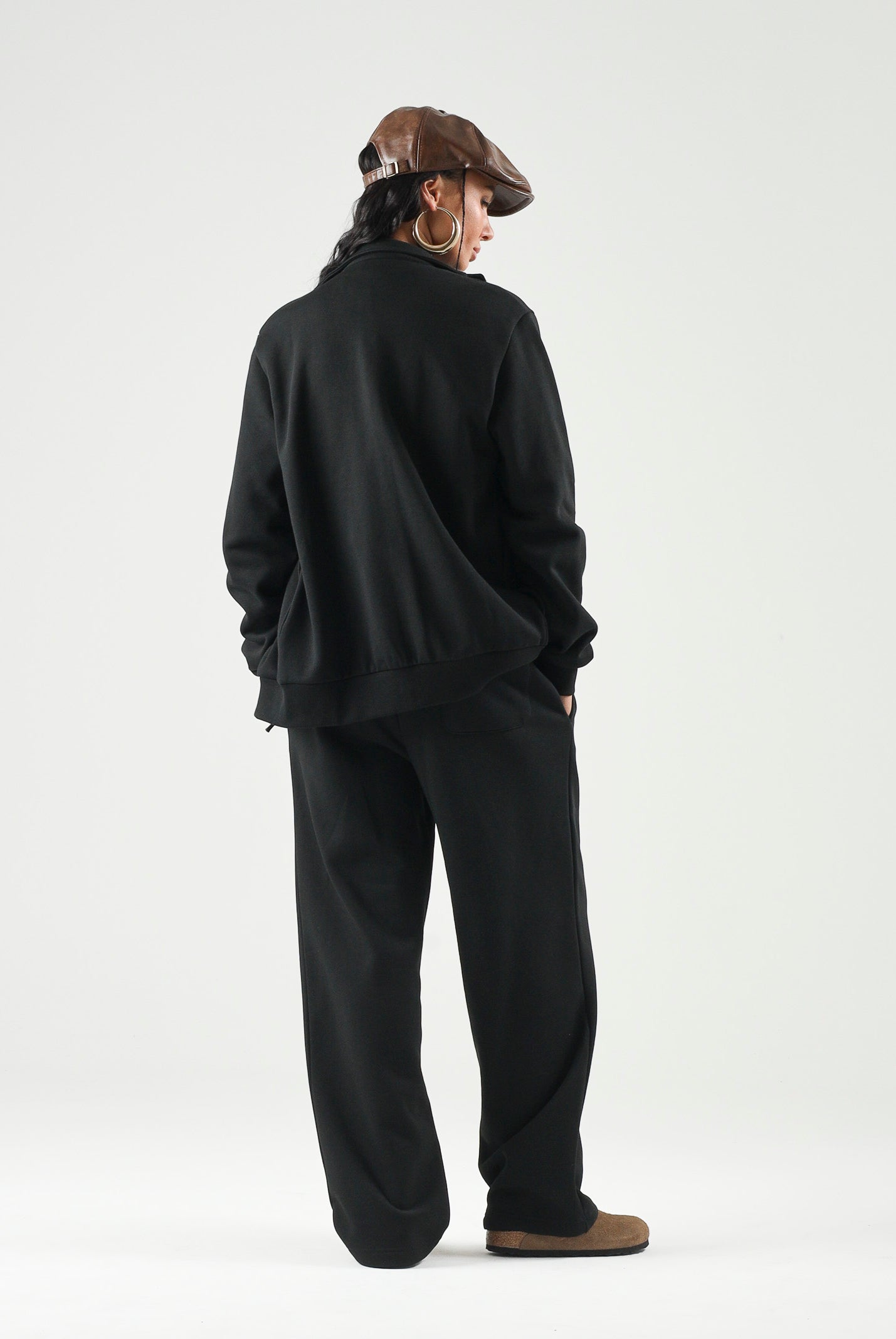 LACOSTE Pantaloni sportivi neri da uomo e donna con coccodrillo ricamato. XH8867 031 LACOSTE