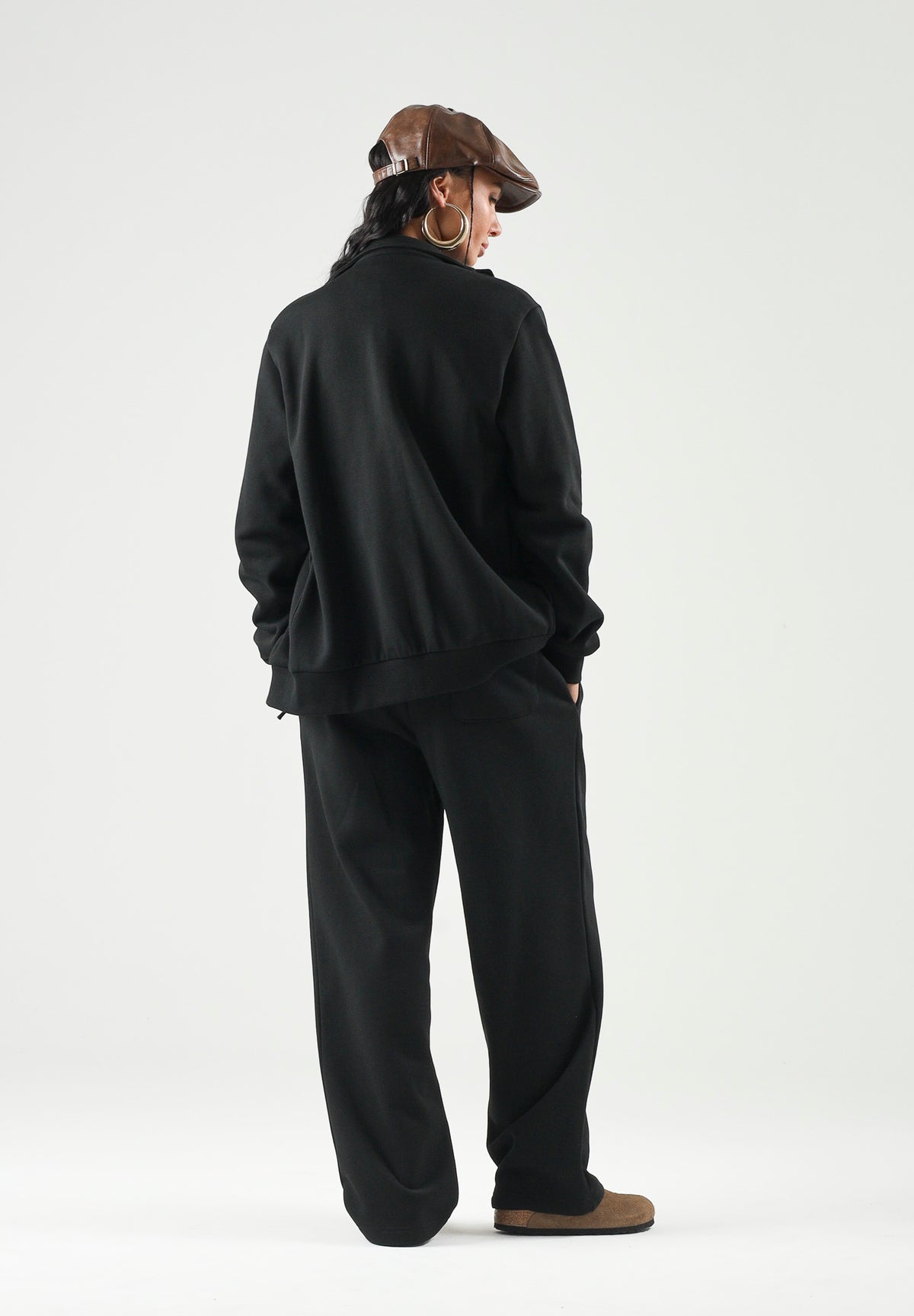 LACOSTE Pantaloni sportivi neri da uomo e donna con coccodrillo ricamato. XH8867 031 LACOSTE