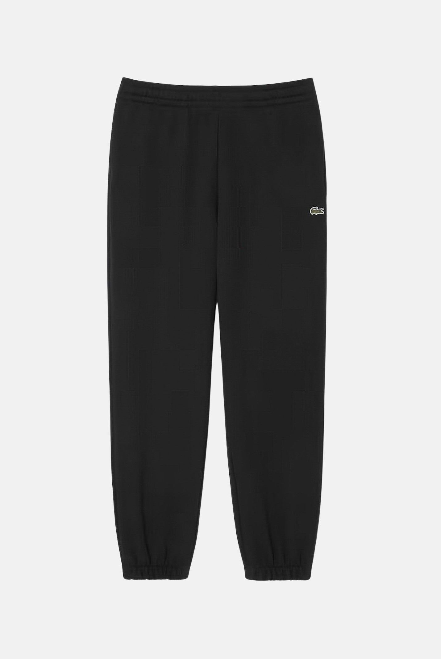 LACOSTE Pantalone in felpa nero per uomo e donna con logo coccodrillo ricamato XH9207 031 LACOSTE