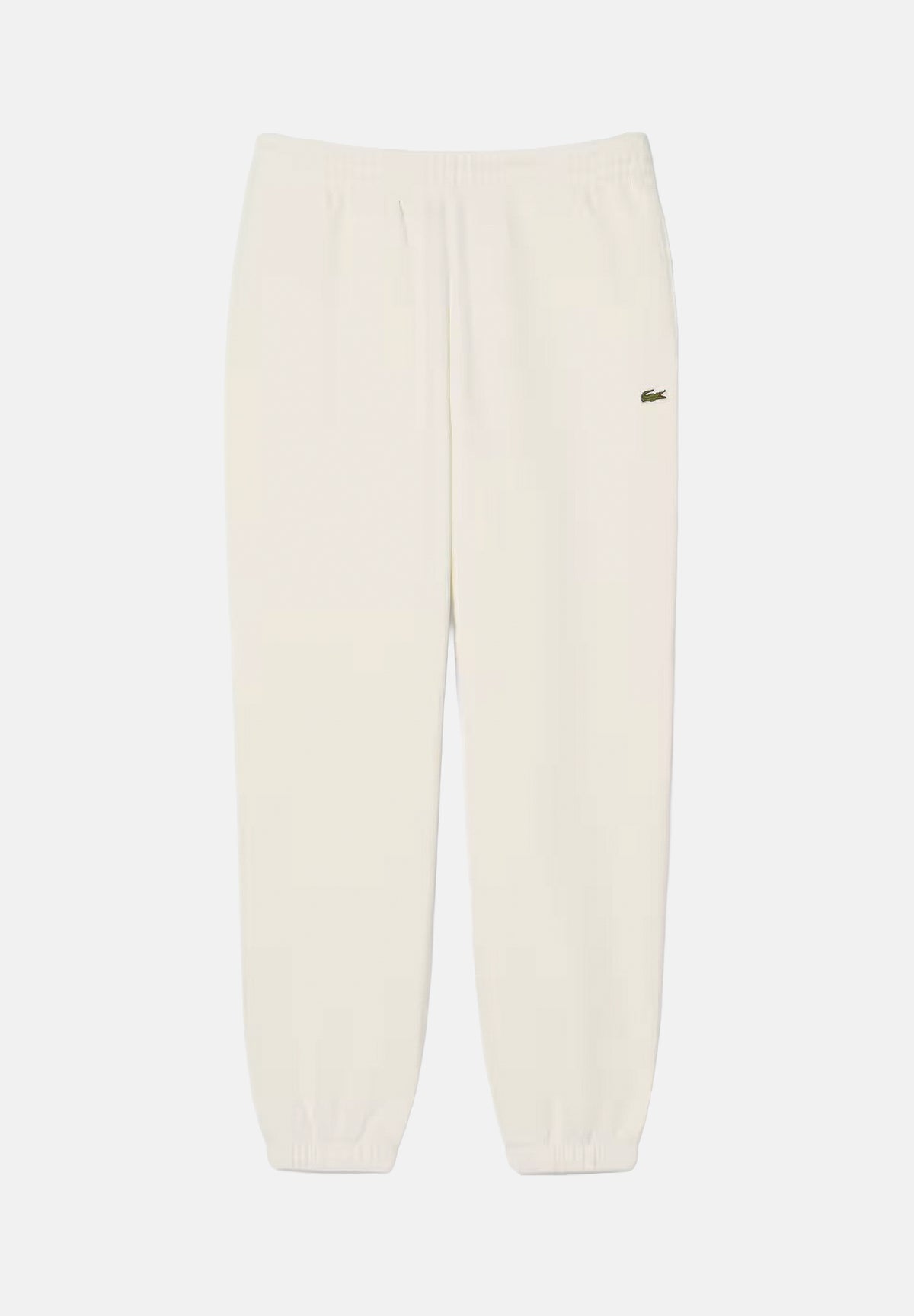 LACOSTE Pantalone panna per uomo e donna con vita elasticizzata e logo iconico XH9207 70V LACOSTE