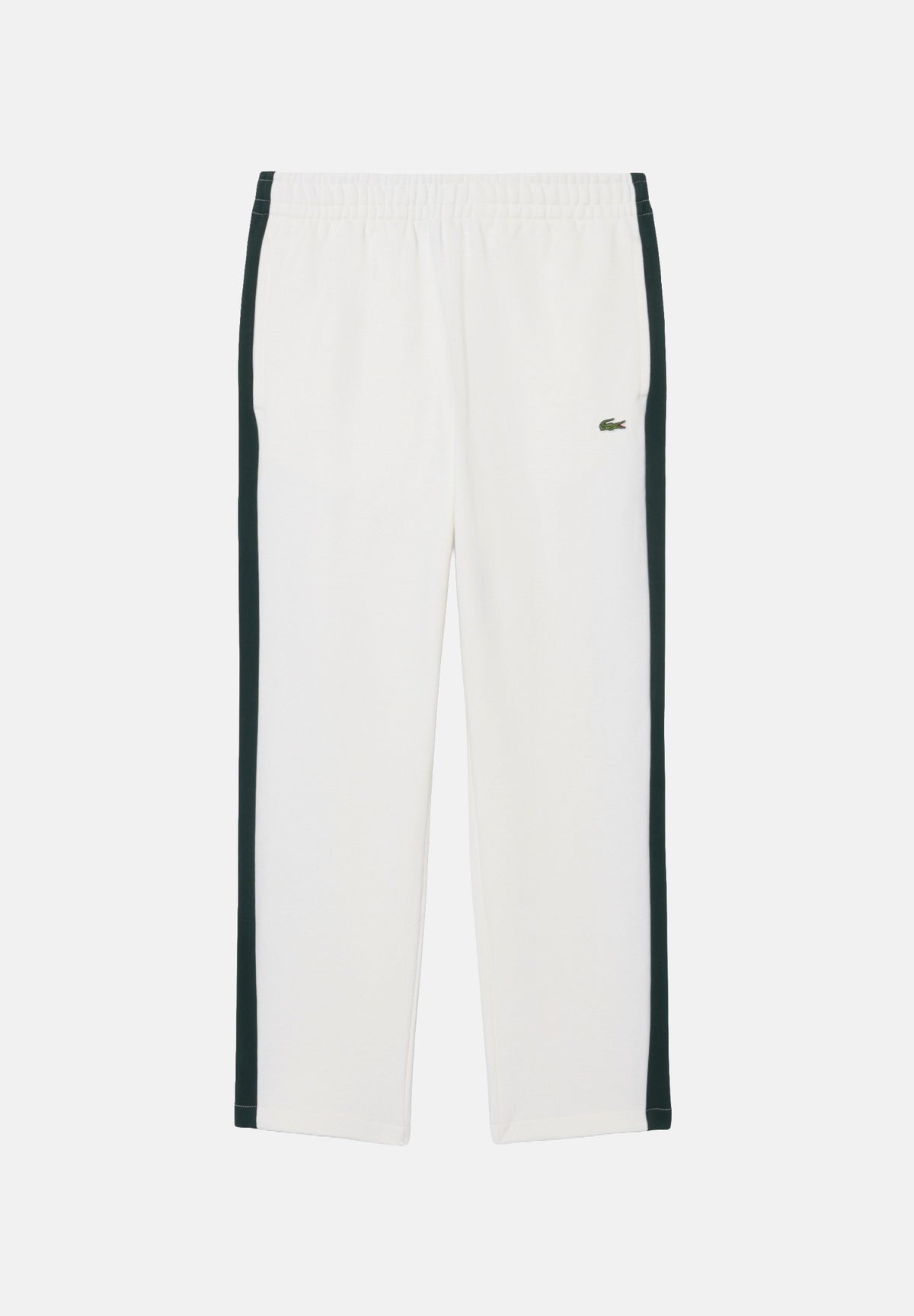 LACOSTE Pantaloni CLASSIC TRACK PANTS bianco per uomo con coulisse e tasche laterali. XH9800 0LP LACOSTE