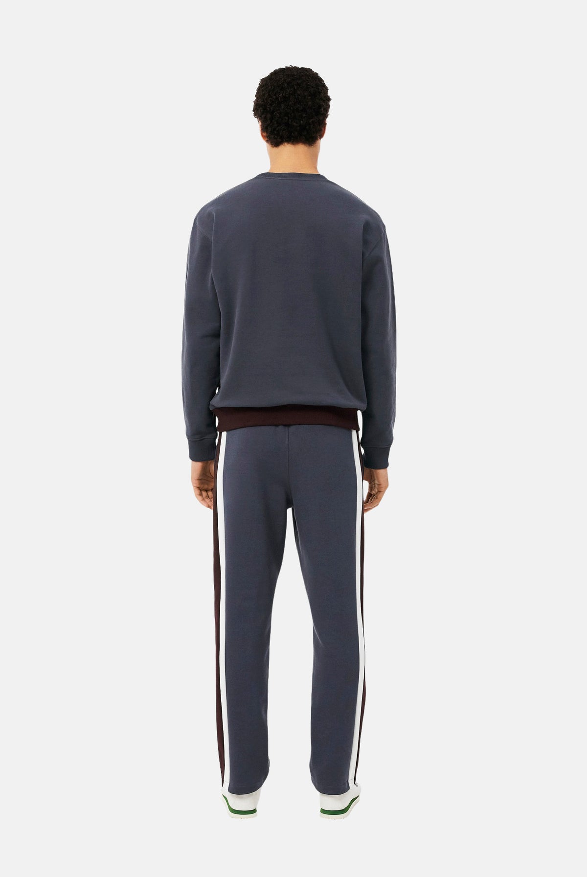 LACOSTE Pantaloni CLASSIC TRACK PANTS grigio per uomo con coulisse e tasche laterali. XH9800 WMK LACOSTE