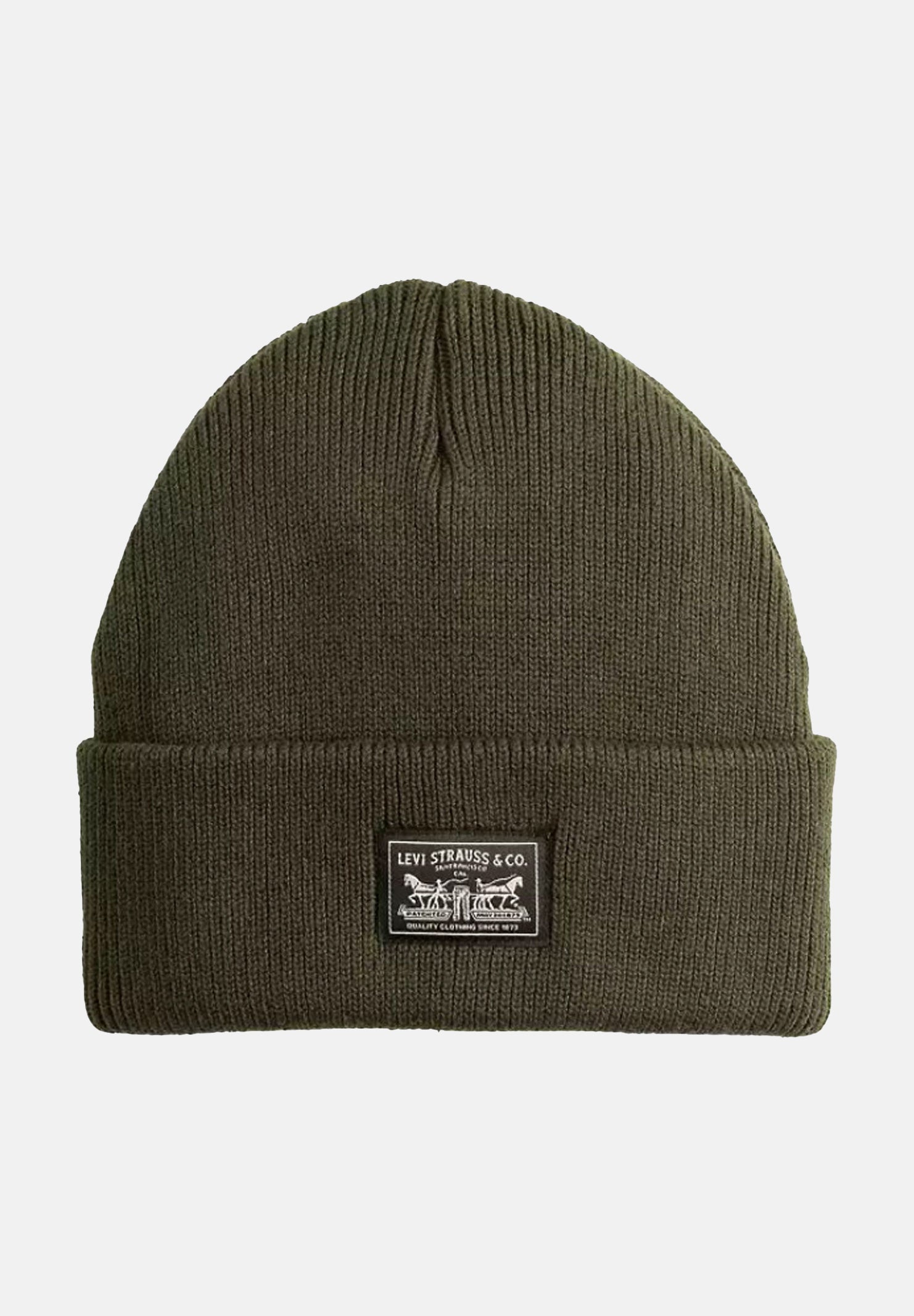 LEVI'S® Berretto di lana Backpatch verde militare per uomo e donna 000J4-0016 . LEVI'S®