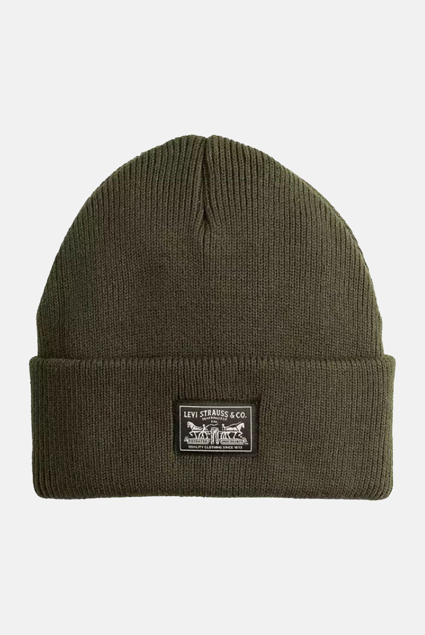 LEVI'S® Berretto di lana Backpatch verde militare per uomo e donna 000J4-0016 . LEVI'S®