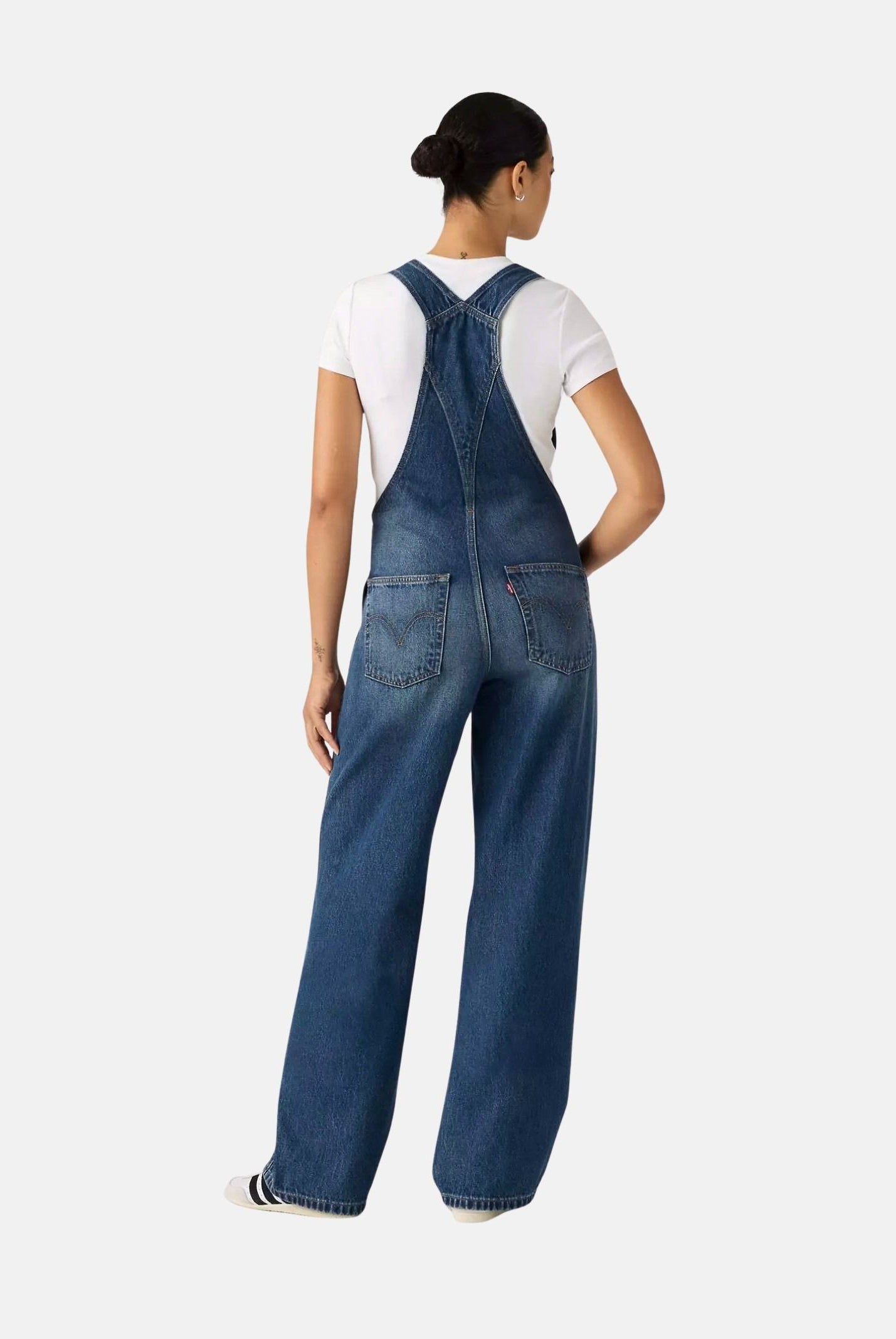LEVI'S Salopette XL OVERALLS Dark Indigo blu donna con gamba ampia. 000UG-0007 . LEVI'S®