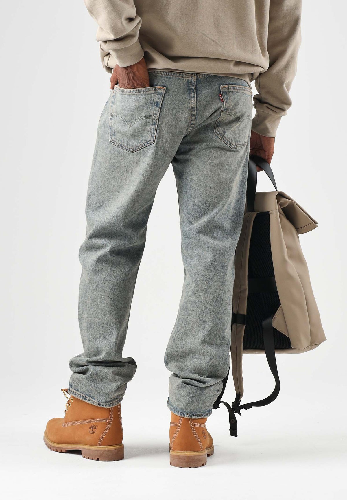 LEVI'S® Jeans 501 med indigo per uomo e donna con iconica patta a bottoni e lavaggio medio. 00501-3802 . LEVI'S®