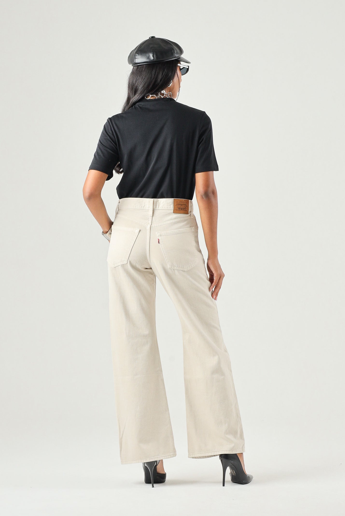 LEVI'S Jeans LOOSE BOOT neutral bianco, da donna con gamba bootcut ampia 005DO-0032 . LEVI'S®
