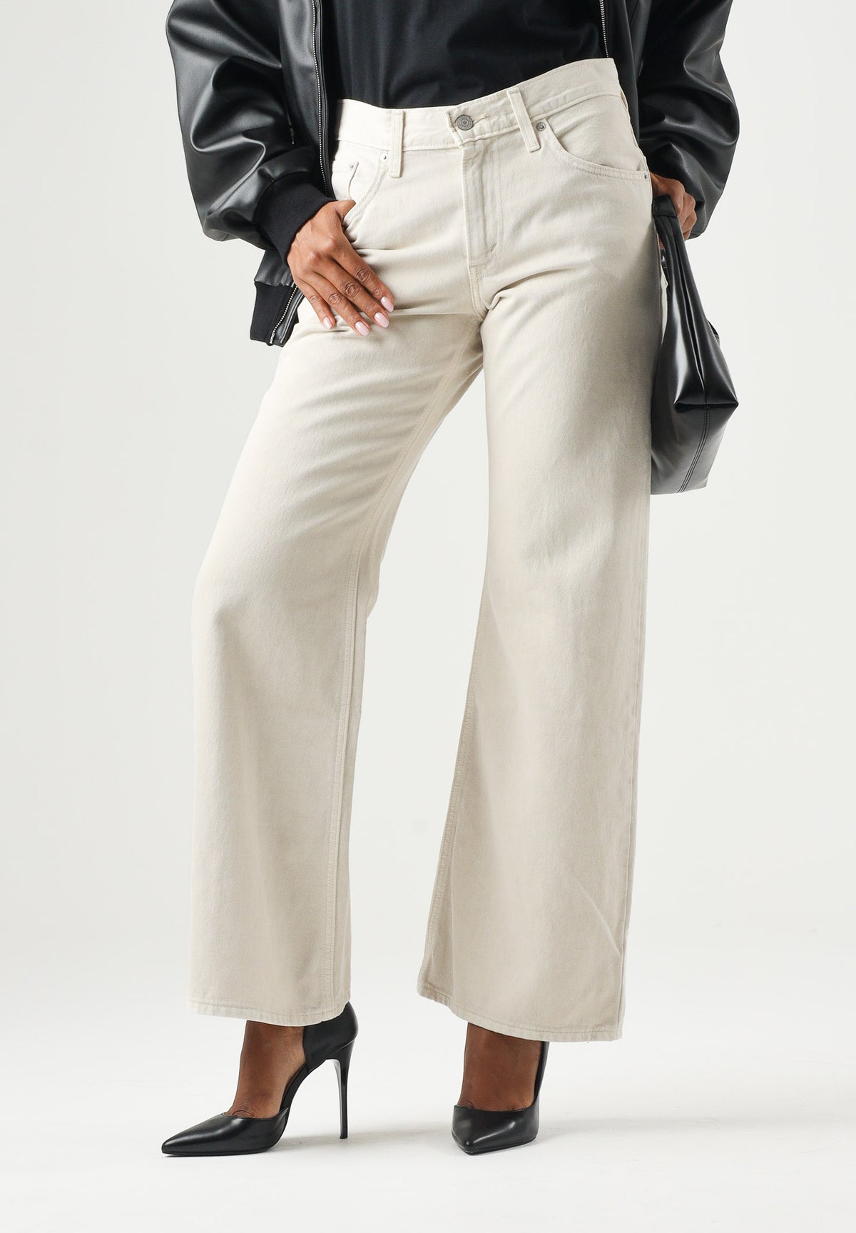LEVI'S Jeans LOOSE BOOT neutral bianco, da donna con gamba bootcut ampia 005DO-0032 . LEVI'S®