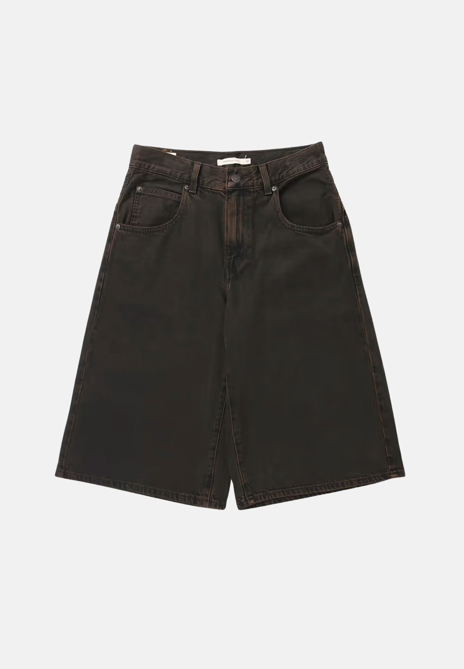 LEVI'S® Shorts SUPER BAGGY JORTS marrone da donna con lavaggio sfumato 005DT-0011 . LEVI'S®