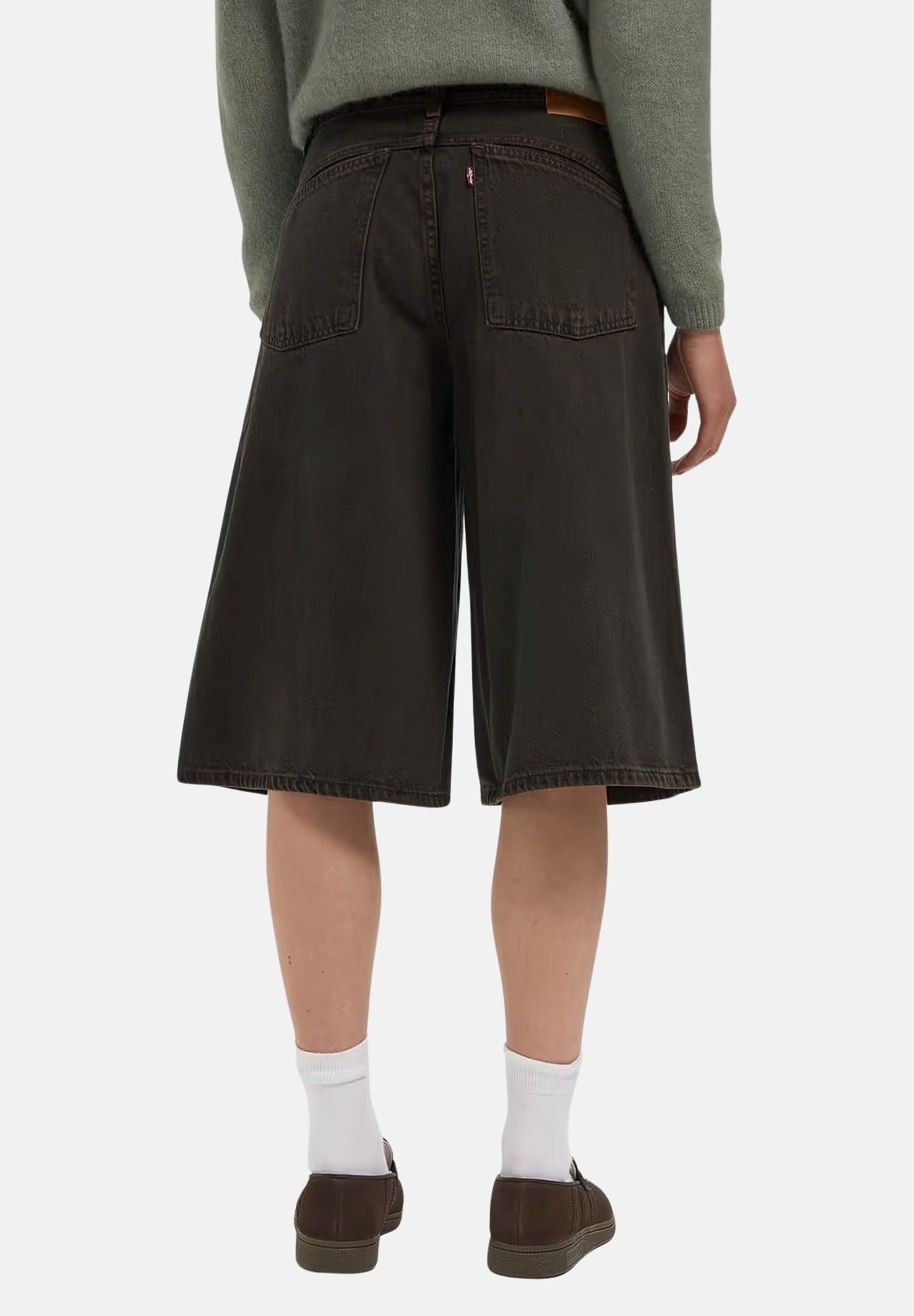 LEVI'S® Shorts SUPER BAGGY JORTS marrone da donna con lavaggio sfumato 005DT-0011 . LEVI'S®
