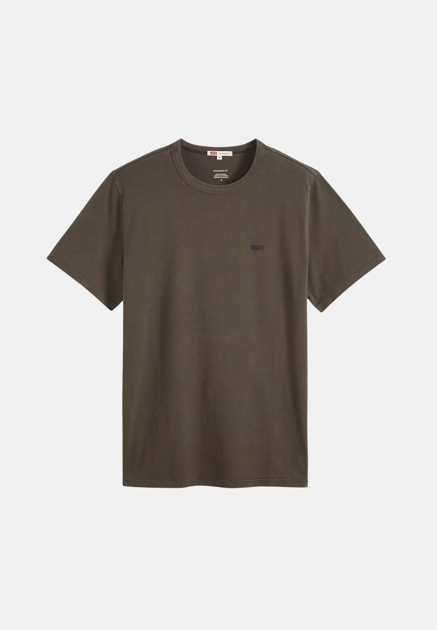 LEVI'S T-shirt ORIGINAL TEE Brown marrone per uomo e donna con piccolo logo Levi's sul petto. 005GX-0021 . LEVI'S®