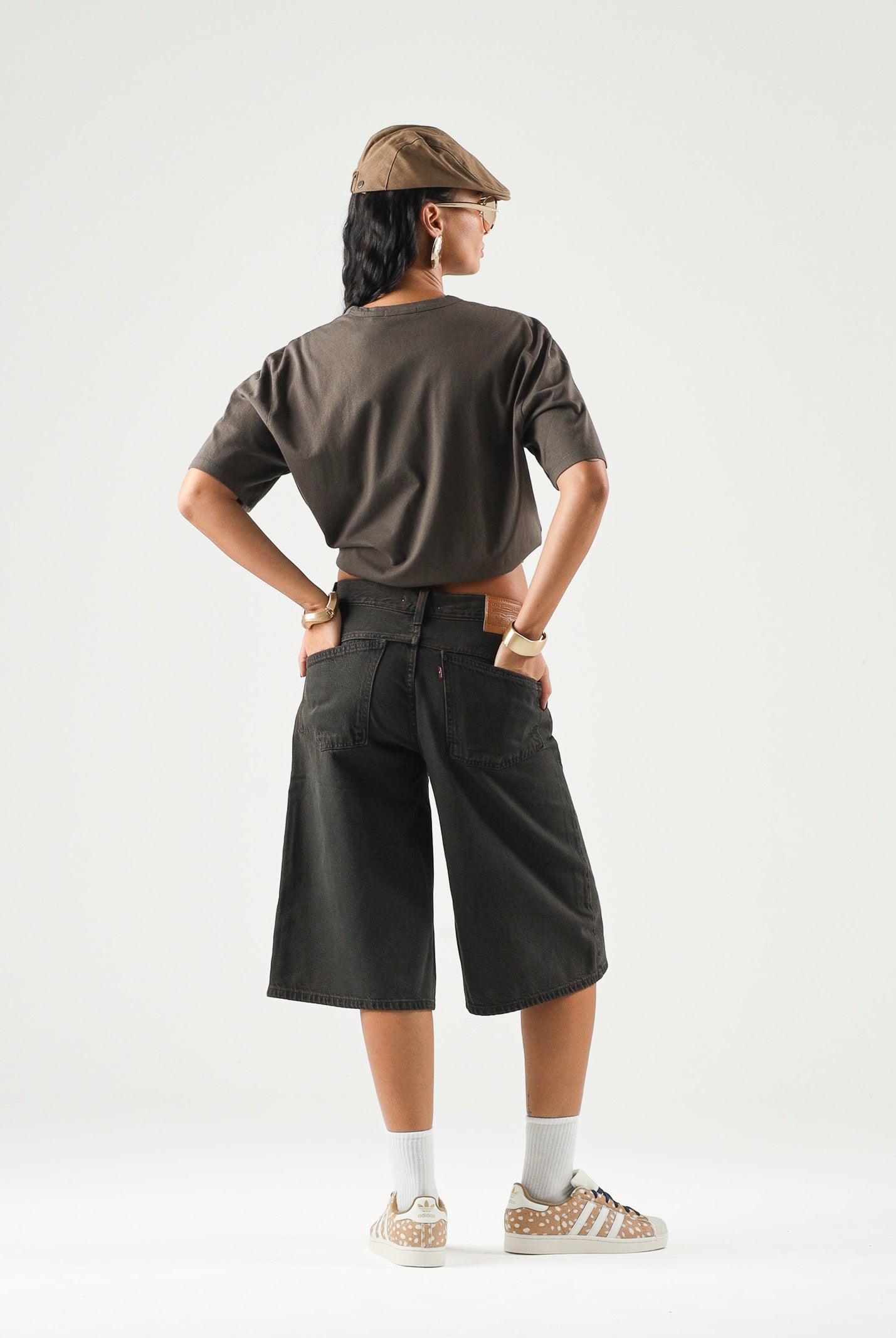 LEVI'S T-shirt ORIGINAL TEE Brown marrone per uomo e donna con piccolo logo Levi's sul petto. 005GX-0021 . LEVI'S®