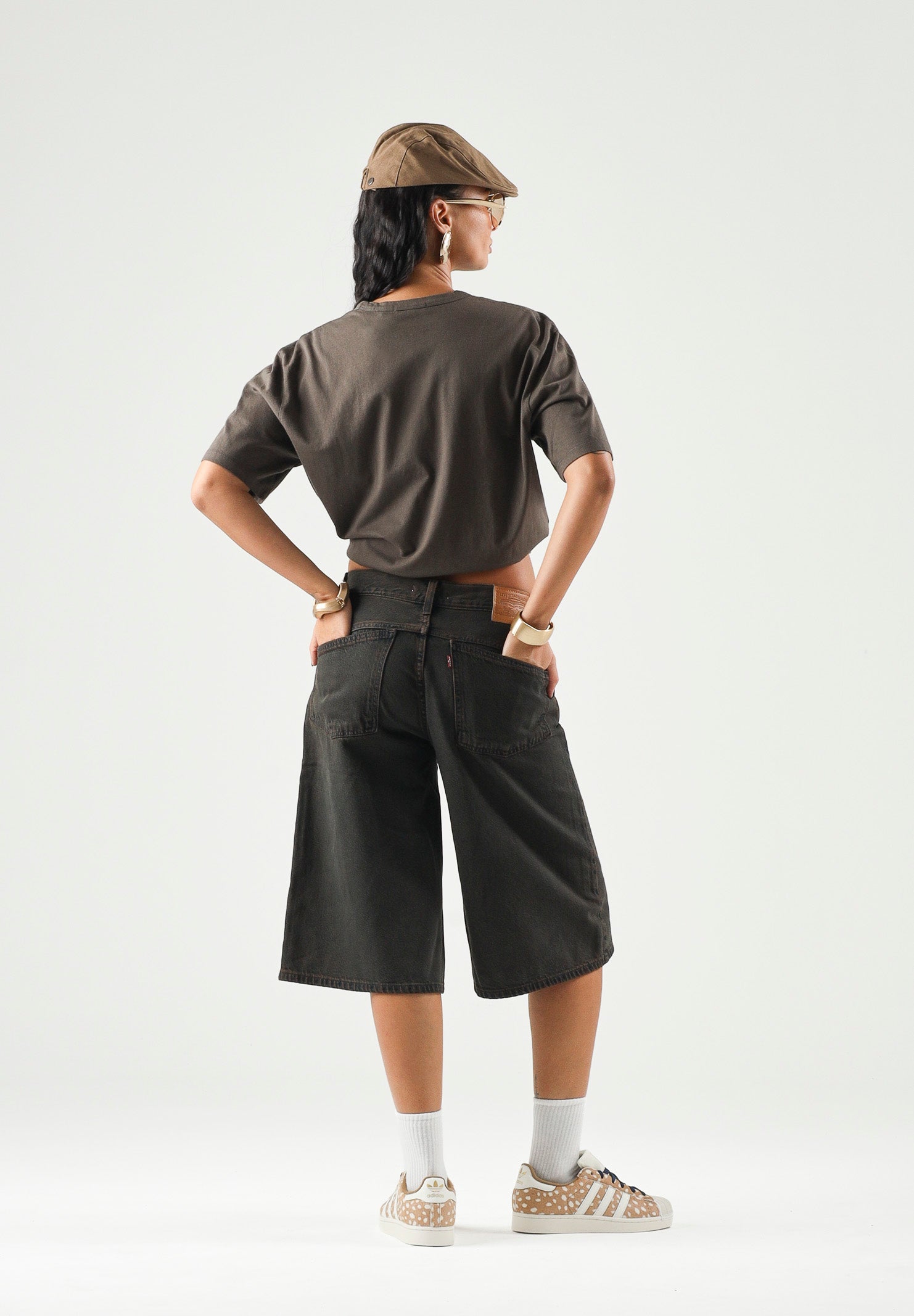 LEVI'S T-shirt ORIGINAL TEE Brown marrone per uomo e donna con piccolo logo Levi's sul petto. 005GX-0021 . LEVI'S®