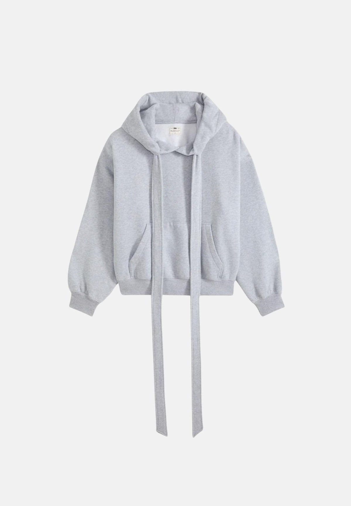 LEVI'S® Felpa con cappuccio grigia da donna con lacci lunghi regolabili in vita. 0082D-0000 . LEVI'S®