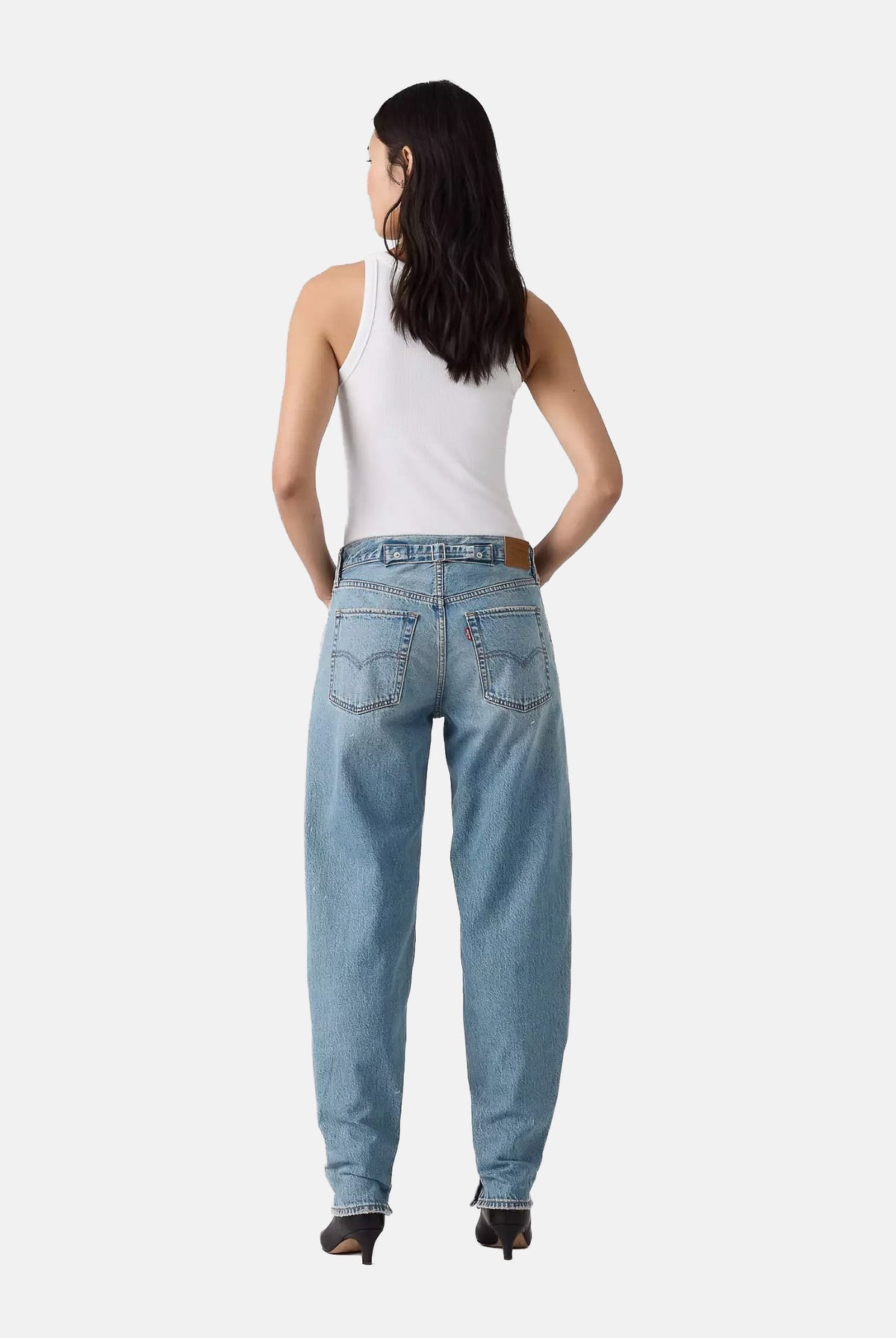 LEVI'S® Jeans TAPERED indigo per donna con lavaggio medio a cinque tasche 0083N-0002 . LEVI'S®