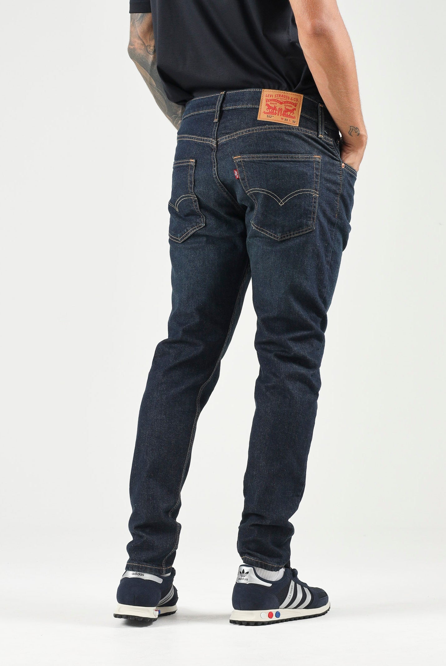 LEVI'S® Jeans 512™ SLIM TAPER dark wash, blu scuro, da uomo<BR/> 28833-1317 . LEVI'S®