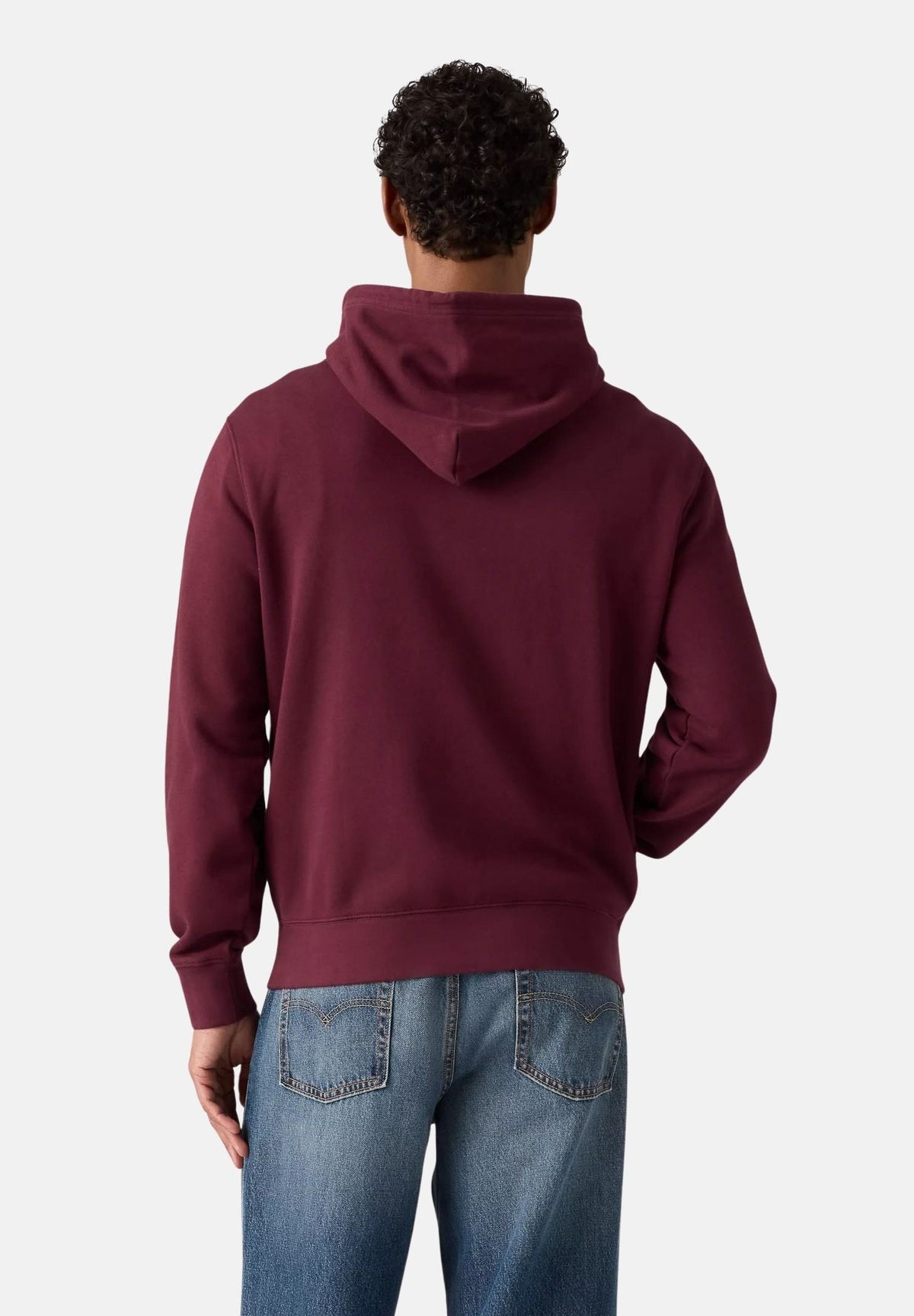 LEVI'S® Felpa con cappuccio viola purple per uomo con tasca a marsupio frontale. 34581-0065 . LEVI'S®