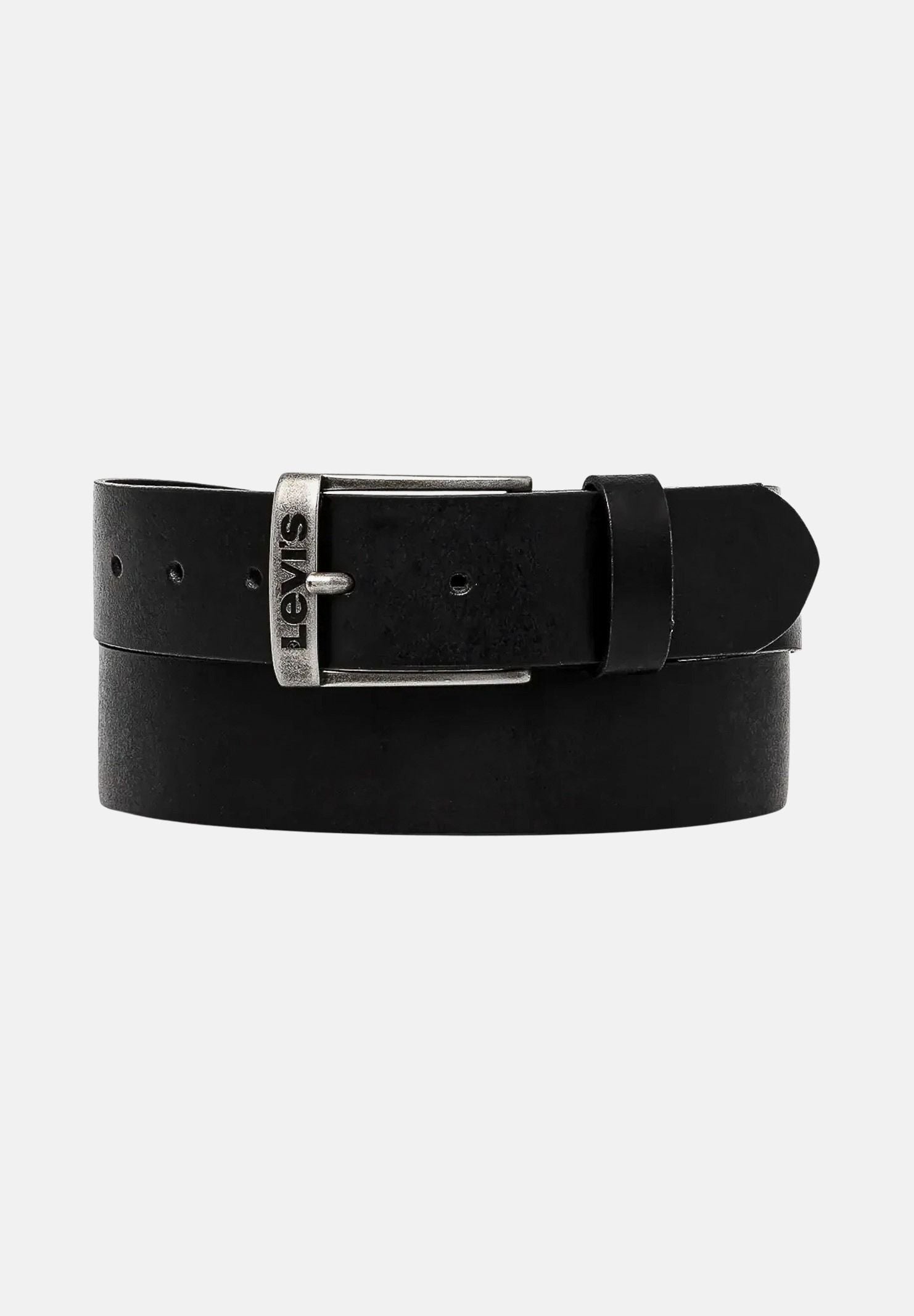 LEVI'S® Cintura DUNCAN BELT nera da uomo con fibbia in metallo. 38016-0019 . LEVI'S®
