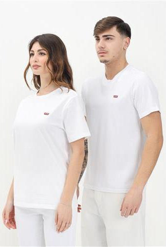 LEVI'S® T-shirt a manica corta Housemark bianca per uomo e donna 56605-0000 . LEVI'S®