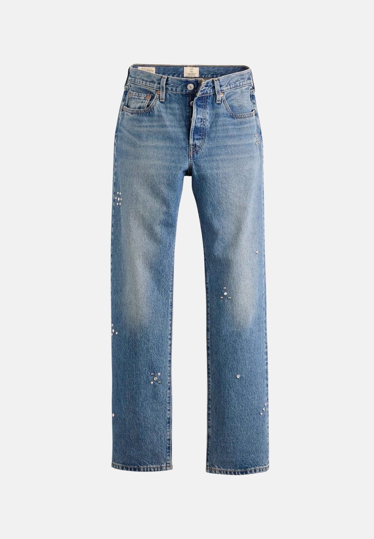 LEVI'S Jeans 501® '90S Med Indaco blu da donna con lavaggio medio, effetto vissuto A1959-0146 . LEVI'S®