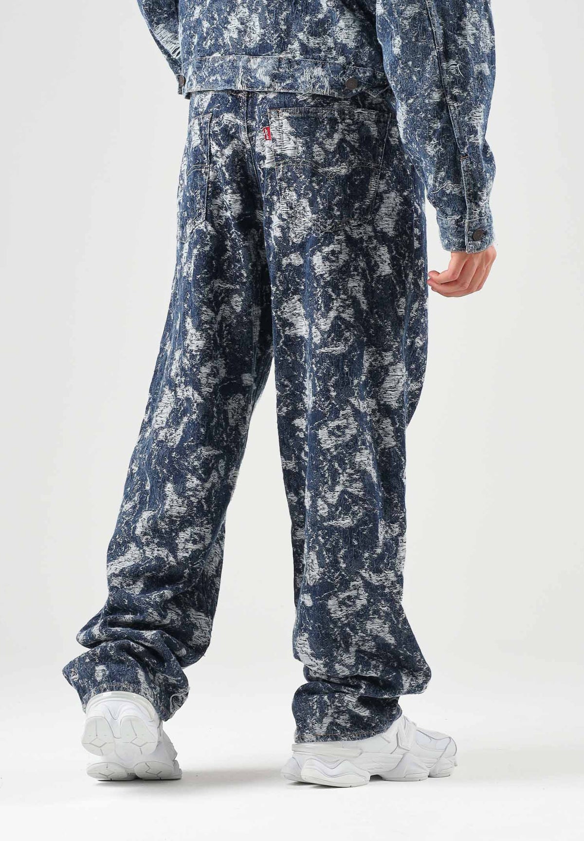 LEVI'S® Jeans 578™ BAGGY Dark Wash, blu indaco scuro, per uomo e donna con motivo fantasia all-over. A4750-0134 . LEVI'S®