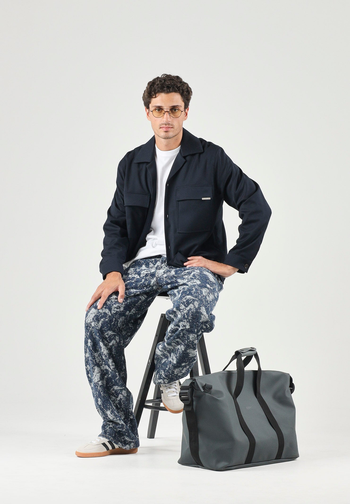 LEVI'S® Jeans 578™ BAGGY Dark Wash, blu indaco scuro, per uomo e donna con motivo fantasia all-over. A4750-0134 . LEVI'S®