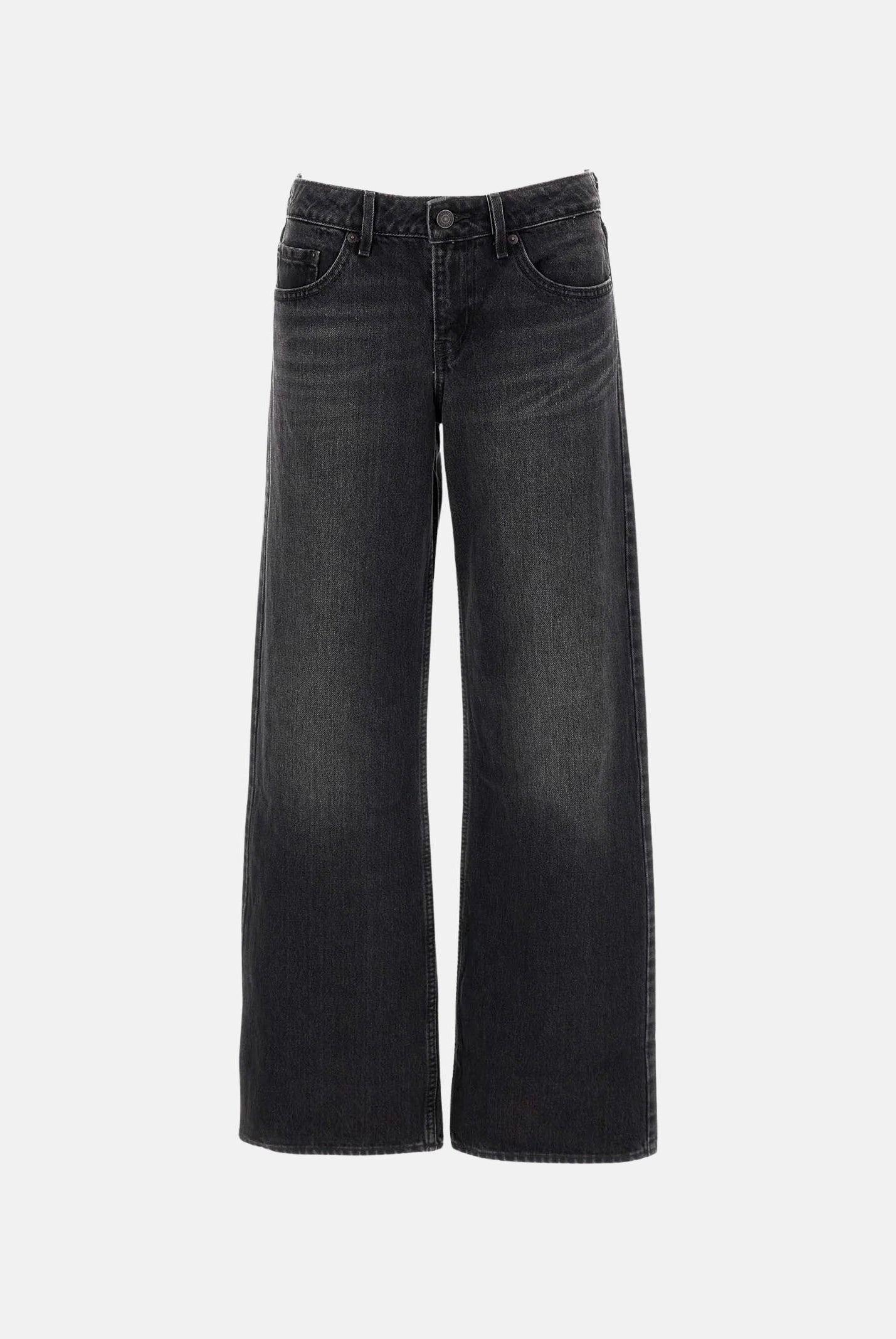 LEVI'S Jeans LOW LOOSE Tech Storm nero da donna con lavaggio sfumato e gamba ampia. A5566-0027 . LEVI'S®