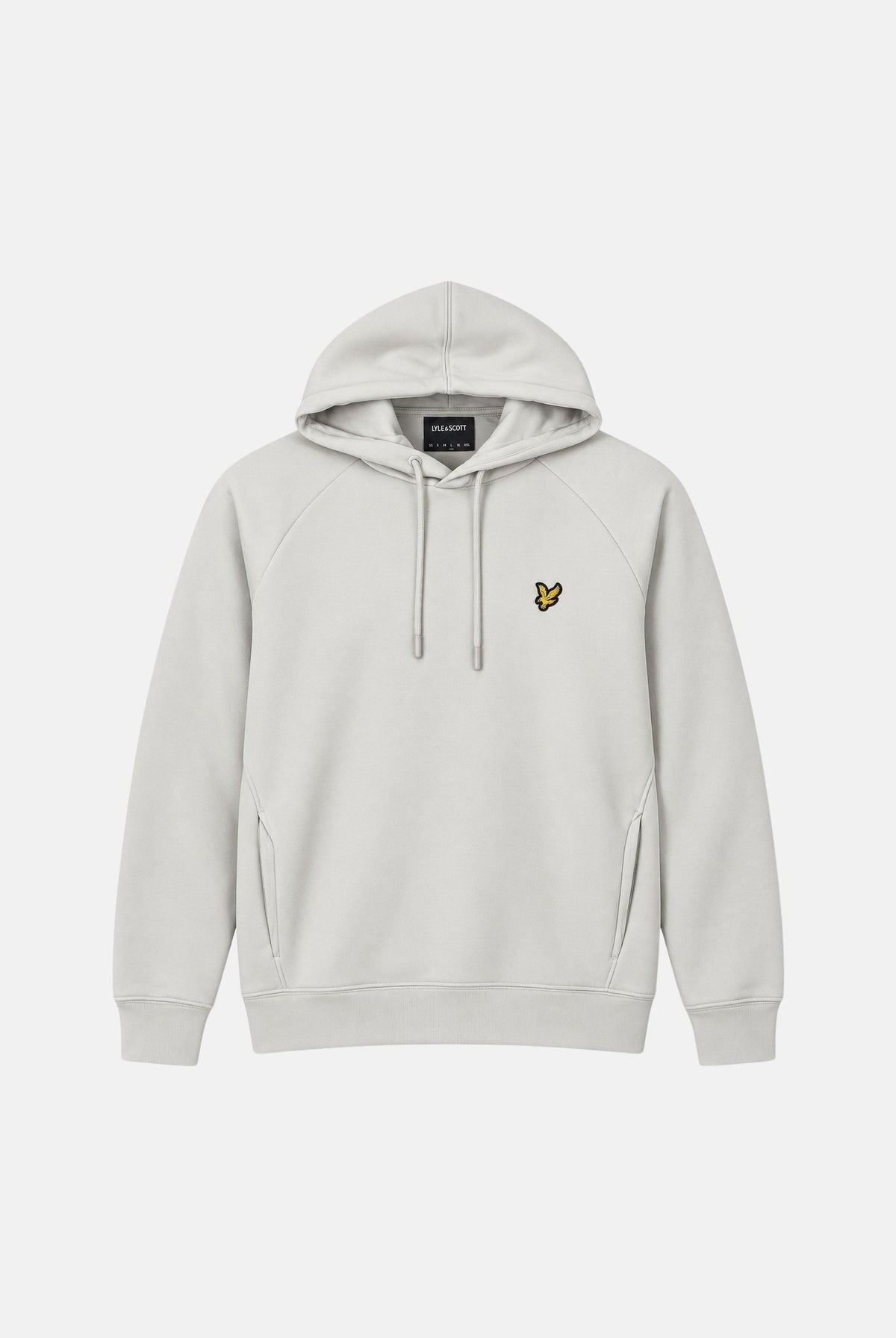 LYLE & SCOTT Felpa con cappuccio CUSHIONED INTERLOCK HOODIE grigio ghiaccio da uomo ML2569V Z804 LYLE & SCOTT