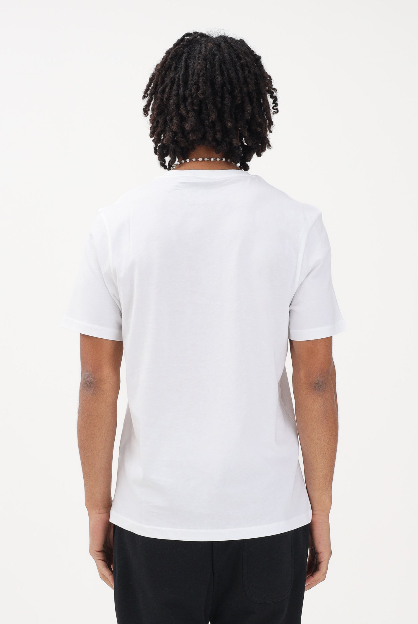 LYLE & SCOTT T-shirt a manica corta bianca da uomo con patch logo TS400VOG 626 LYLE & SCOTT