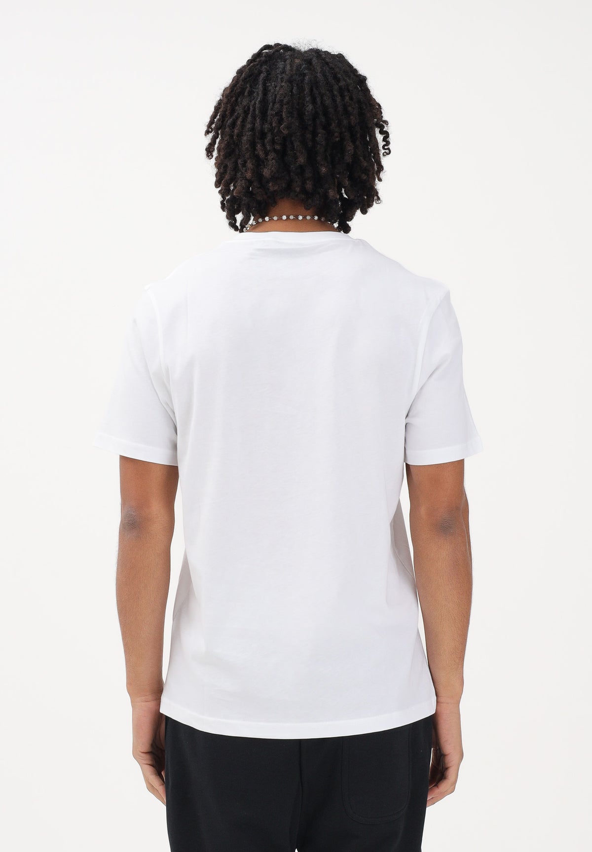 LYLE & SCOTT T-shirt a manica corta bianca da uomo con patch logo TS400VOG 626 LYLE & SCOTT