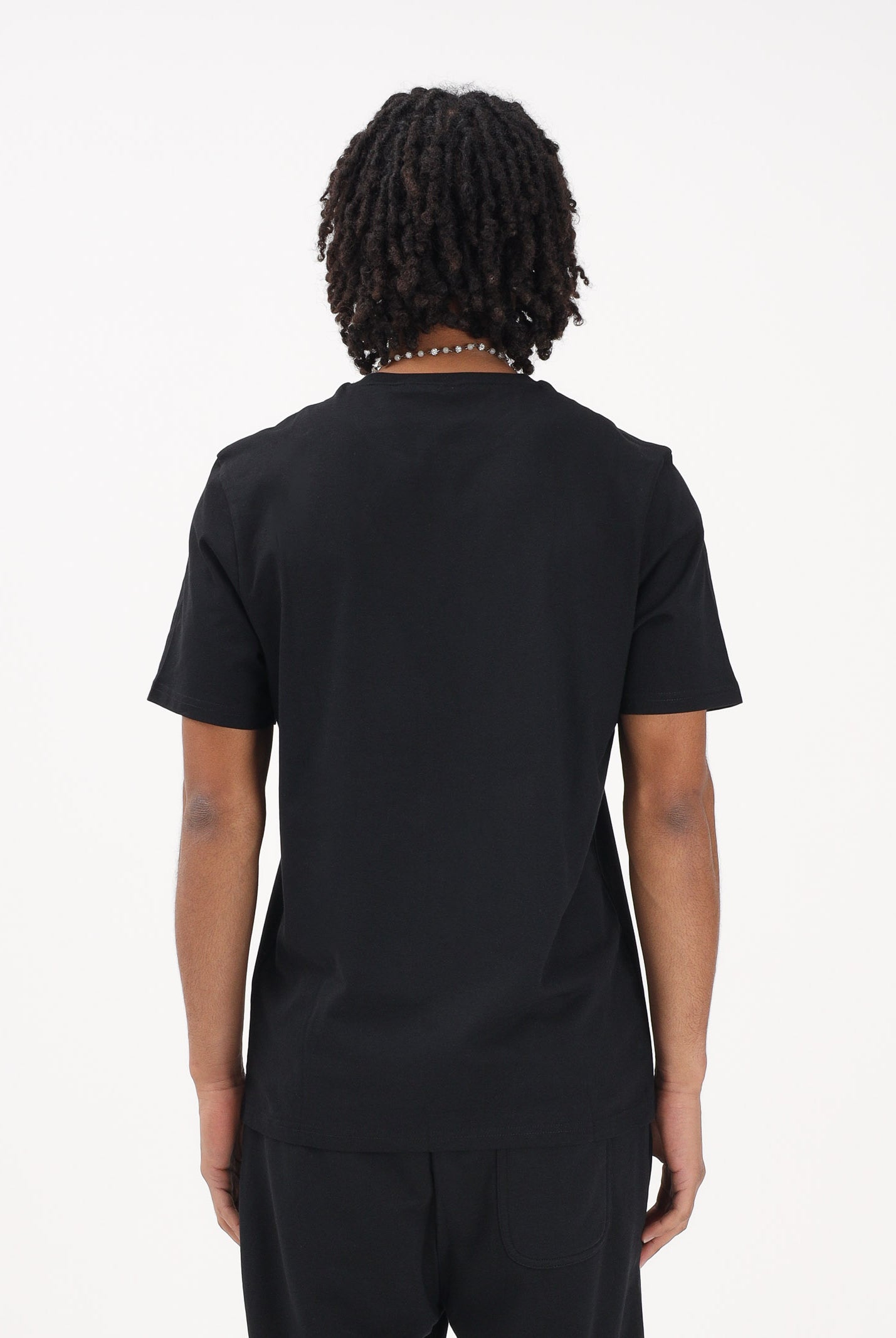 LYLE & SCOTT T-shirt a manica corta nera da uomo con logo TS400VOG Z865 LYLE & SCOTT