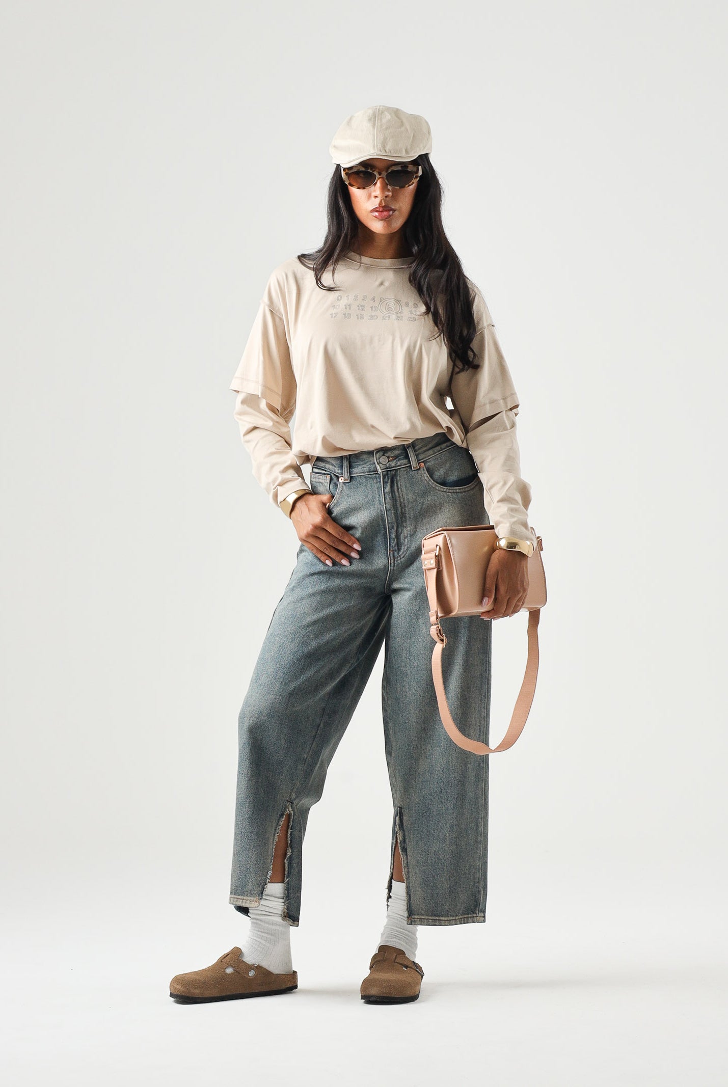 MM6 MAISON MARGIELA Jeans 5 Pockets in denim per donna, ragazzi e bambini con cinque tasche, gamba dritta M60452MM08D M601 MAISON MARGIELA