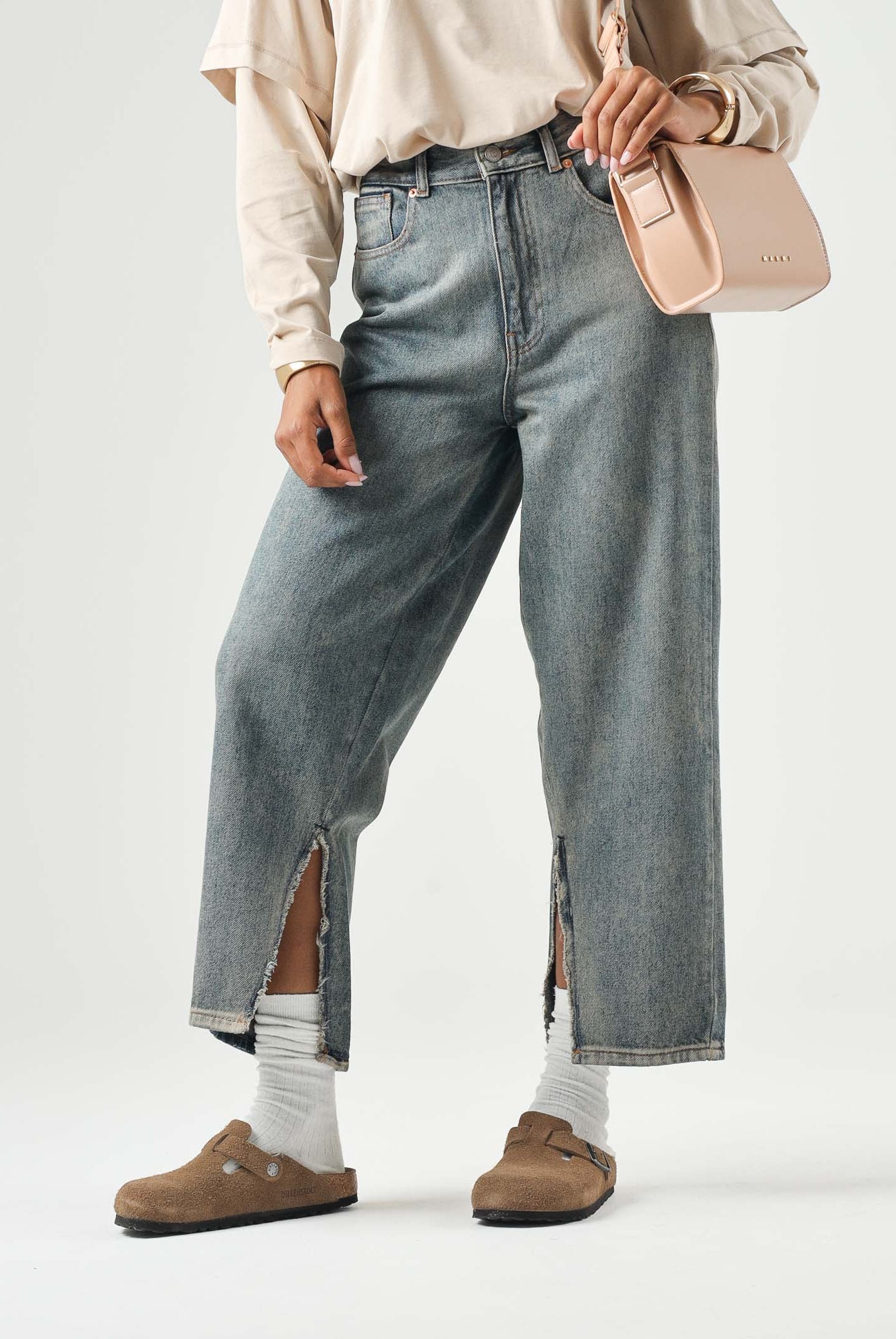 MM6 MAISON MARGIELA Jeans 5 Pockets in denim per donna, ragazzi e bambini con cinque tasche, gamba dritta M60452MM08D M601 MAISON MARGIELA