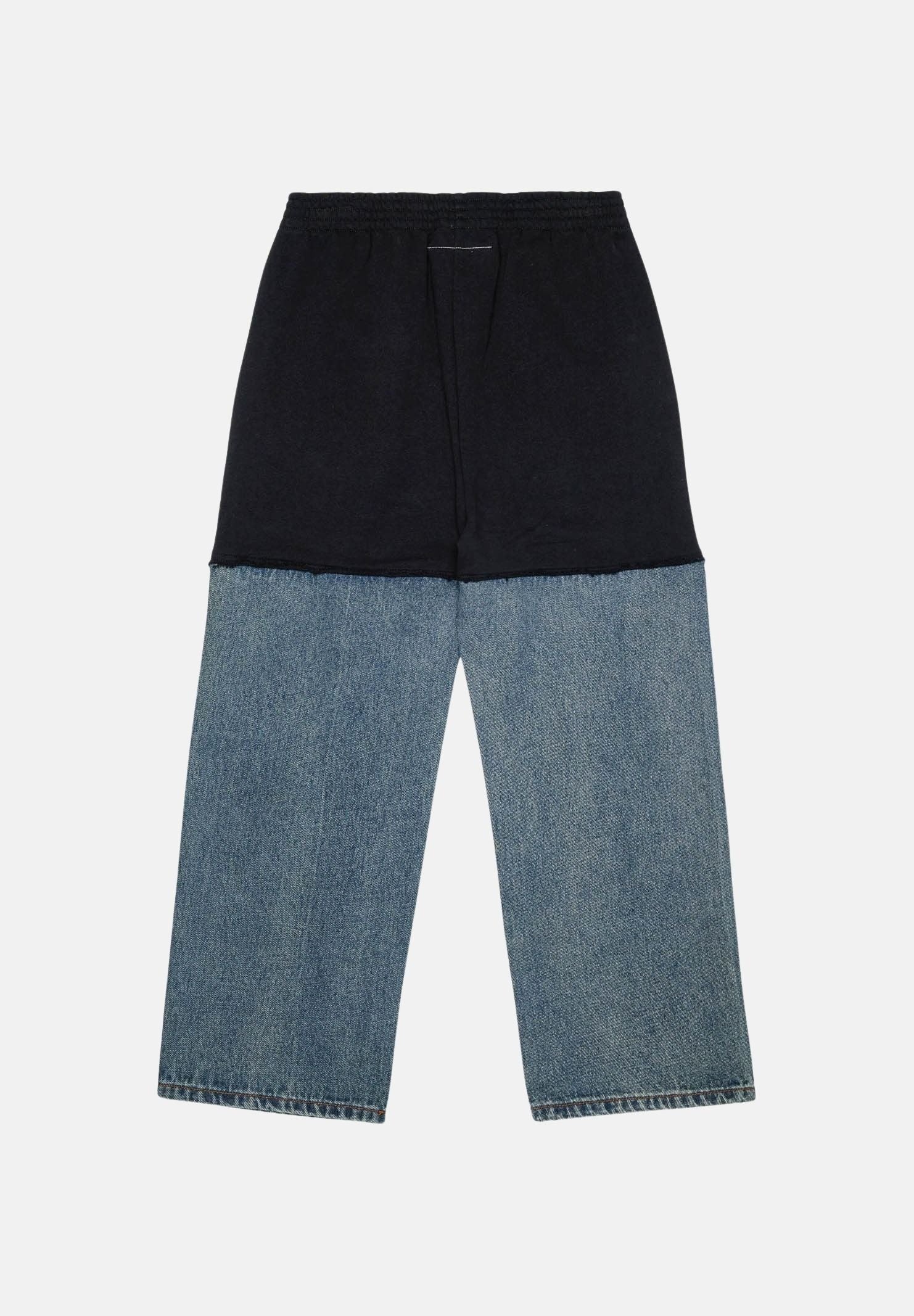 MM6 MAISON MARGIEL Jeans PANTS IBRID denim-nero per donna, ragazzi e bambini M61084MM09G M6C08 MAISON MARGIELA