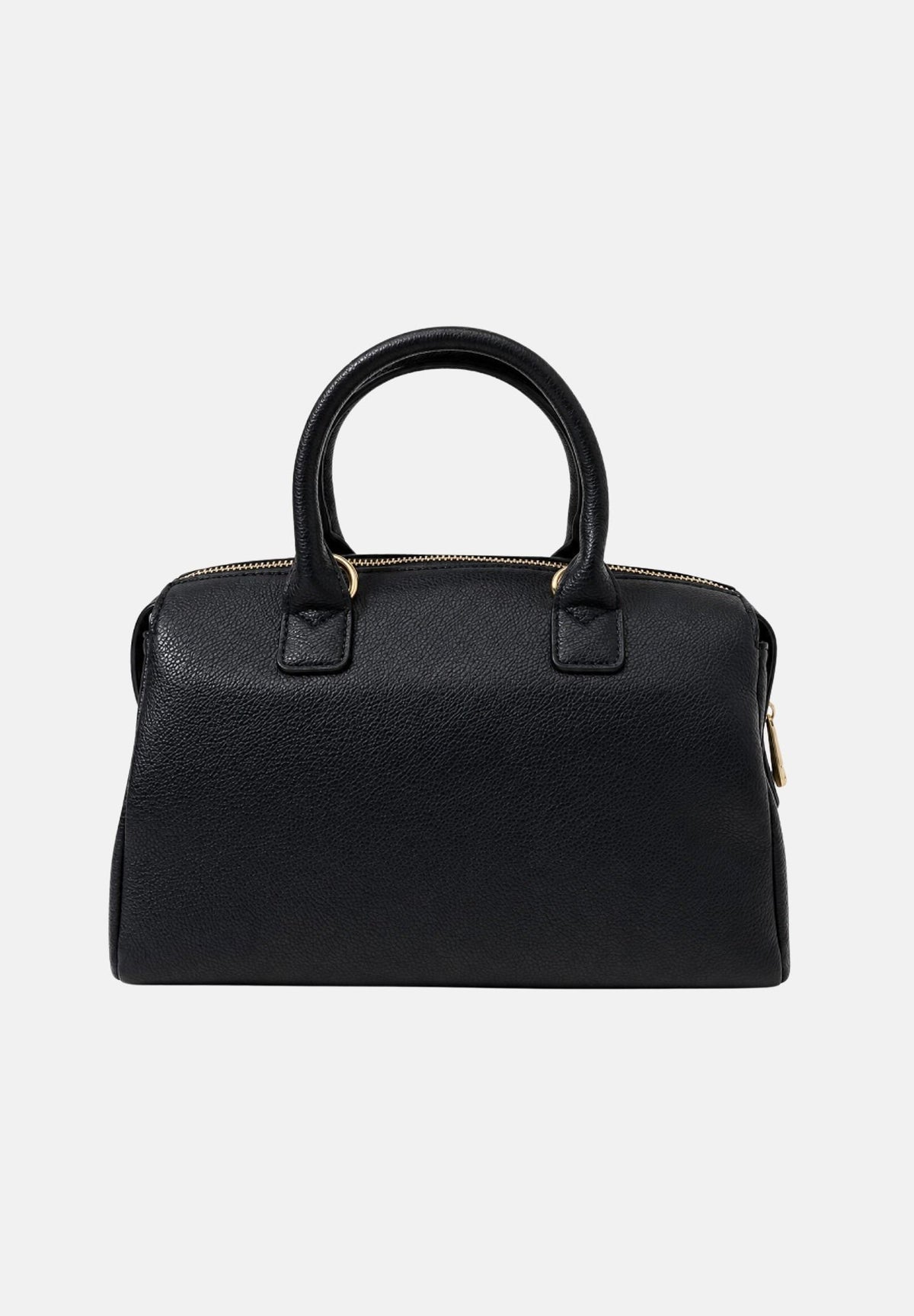 MARC ELLIS Borsa a mano ALYSA MACRO nera per donna con elegante manico rigido superiore e tracolla logata coordinata. ALYSA-MACRO BLLIGO MARC ELLIS